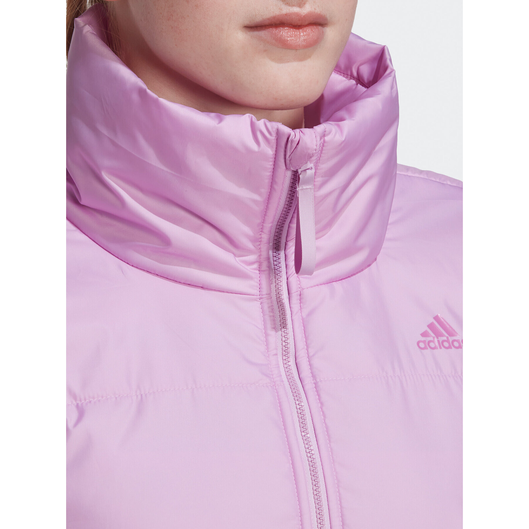 adidas Geacă din puf Bsc HG4884 Roz Loose Fit - Pled.ro