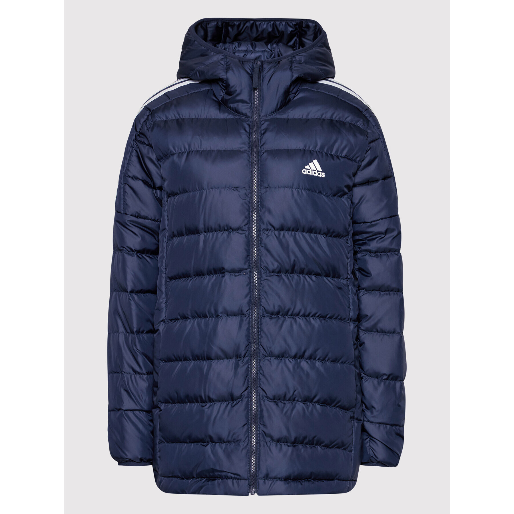 adidas Geacă din puf Essentials GT9139 Bleumarin Slim Fit - Pled.ro