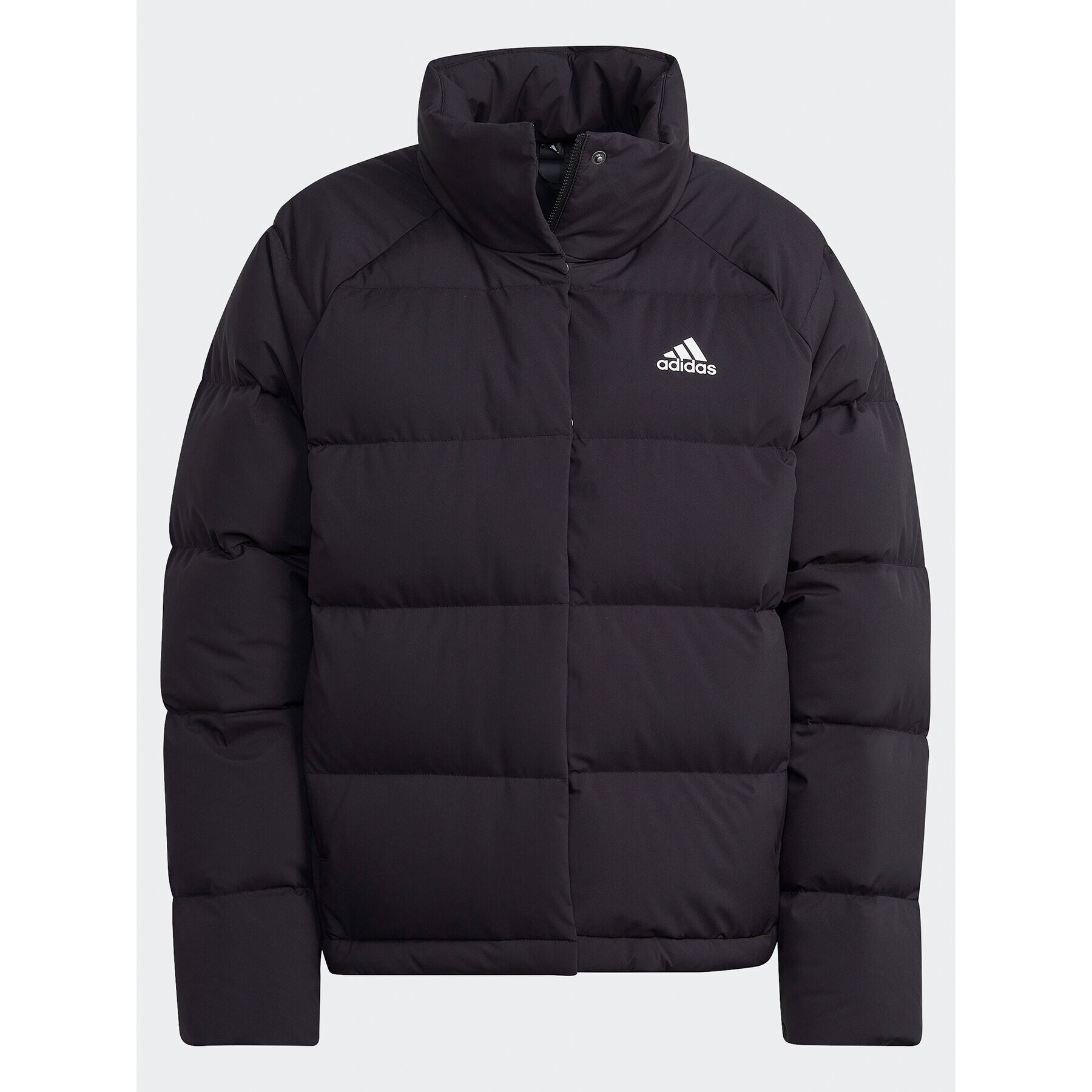 adidas Geacă din puf Helionic Relaxed Down HG8696 Negru Loose Fit - Pled.ro