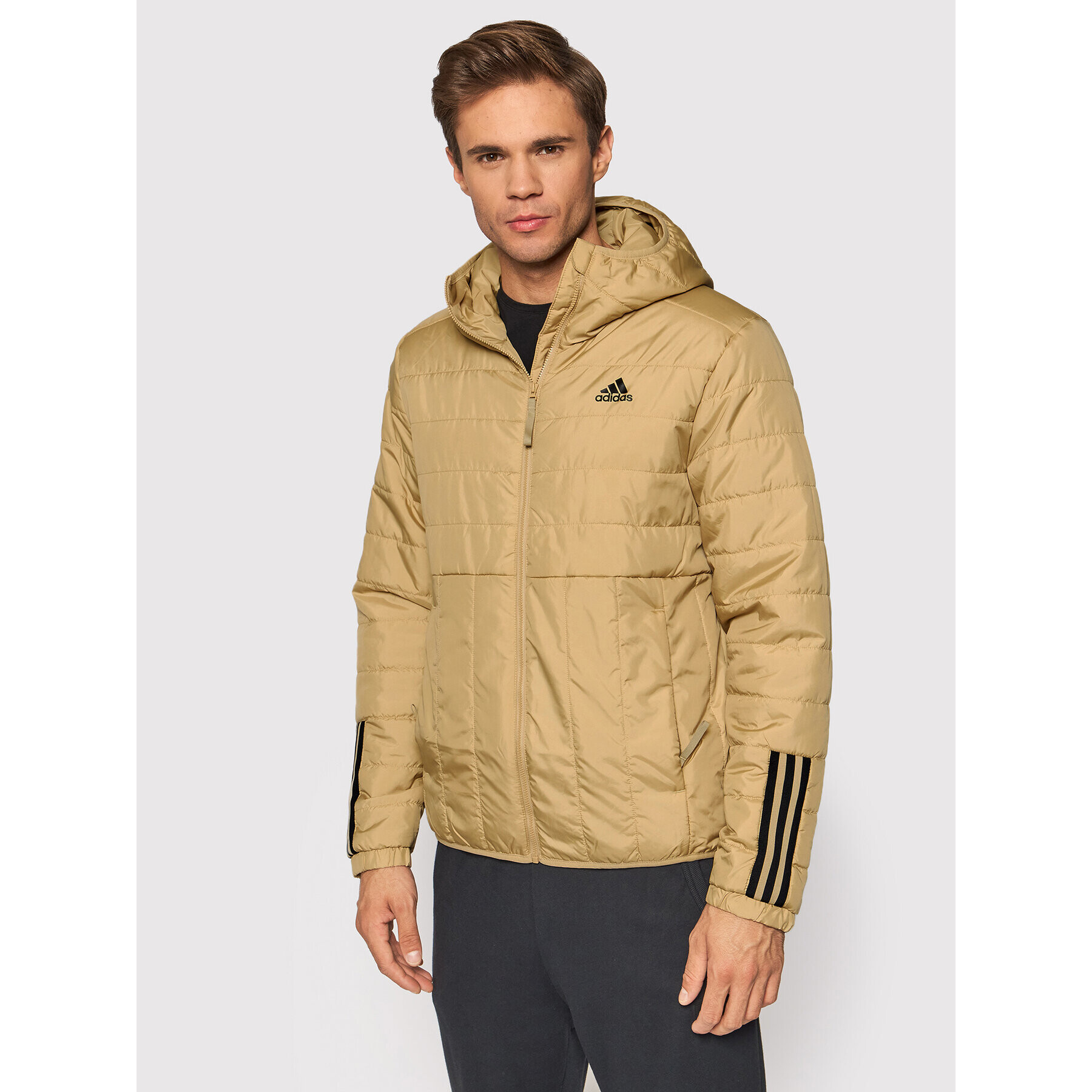 adidas Performance adidas Geacă din puf Itavic GT1683 Bej Regular Fit - Pled.ro