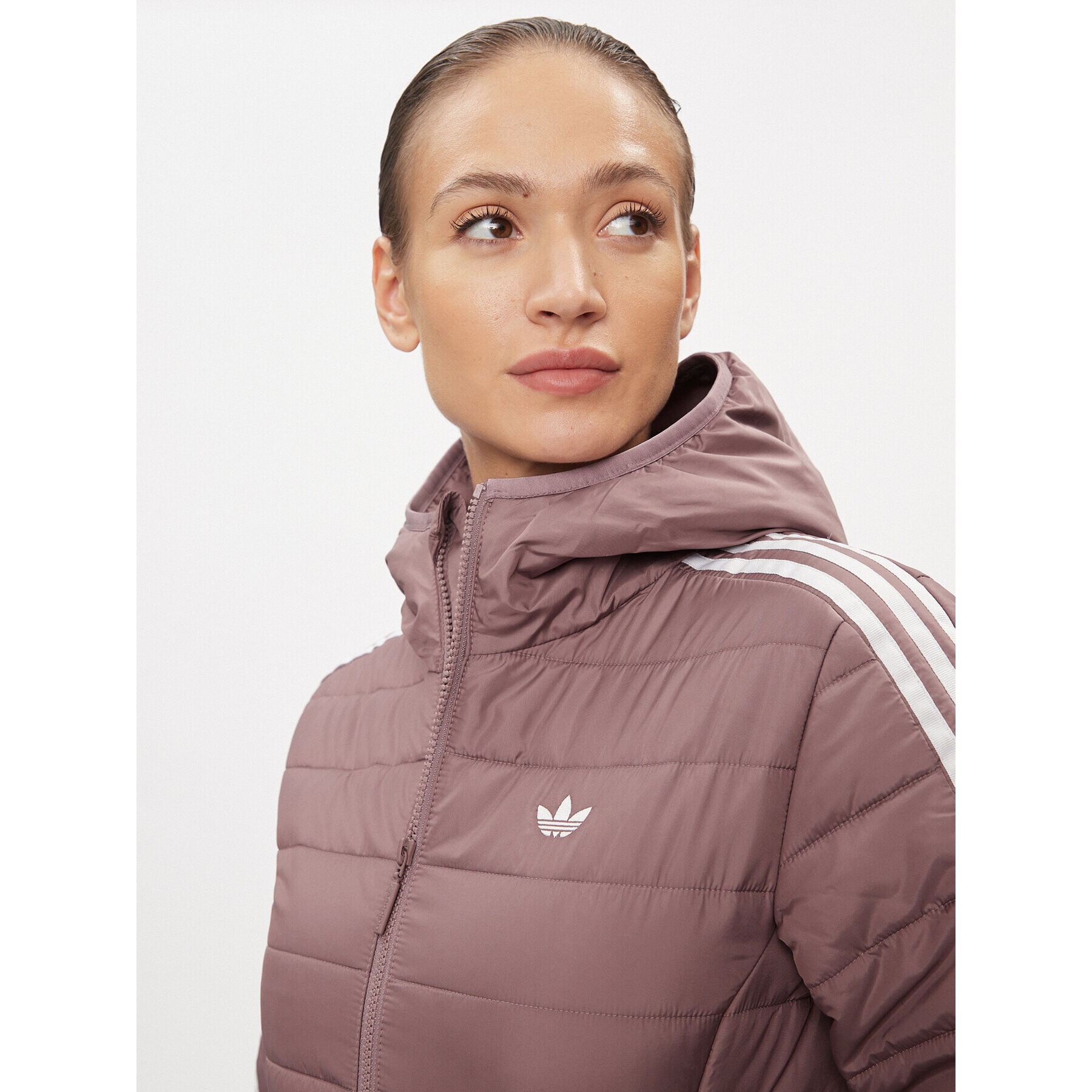 adidas Geacă din puf Premium HK5250 Roz Slim Fit - Pled.ro