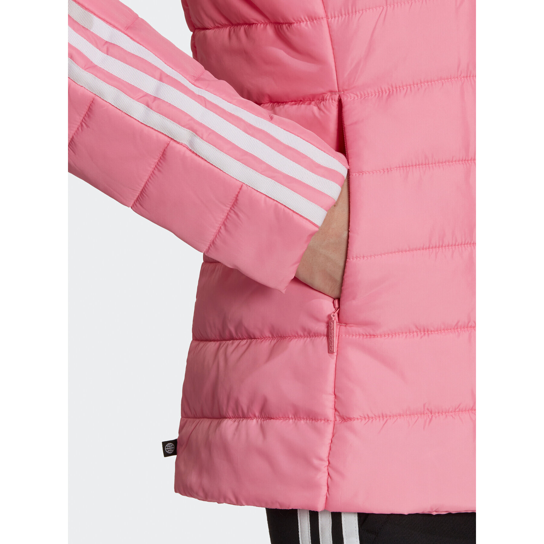 adidas Geacă din puf Premium HM2611 Roz Slim Fit - Pled.ro