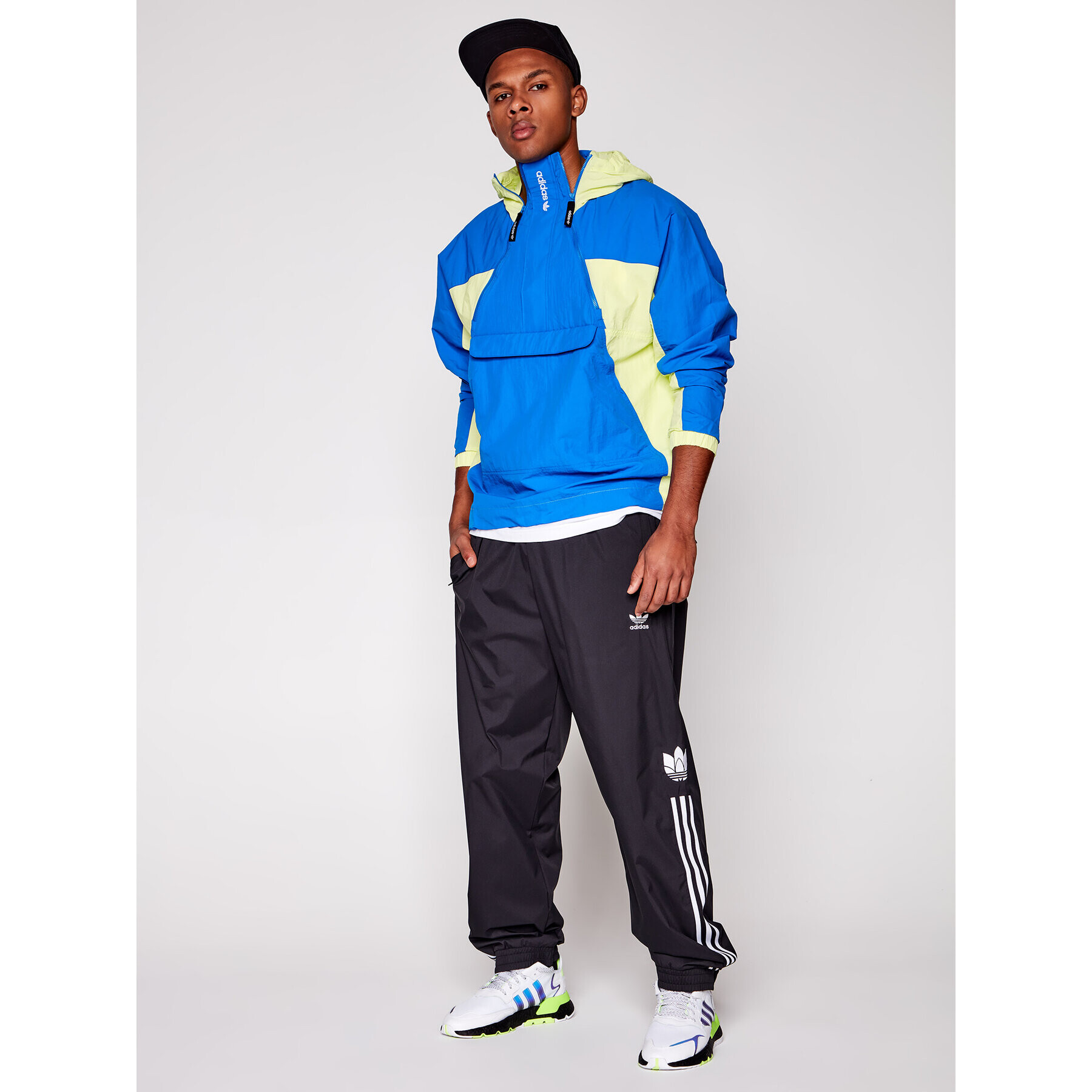 adidas Geacă fără fermoar Adventure Mishmash GN2335 Albastru Regular Fit - Pled.ro