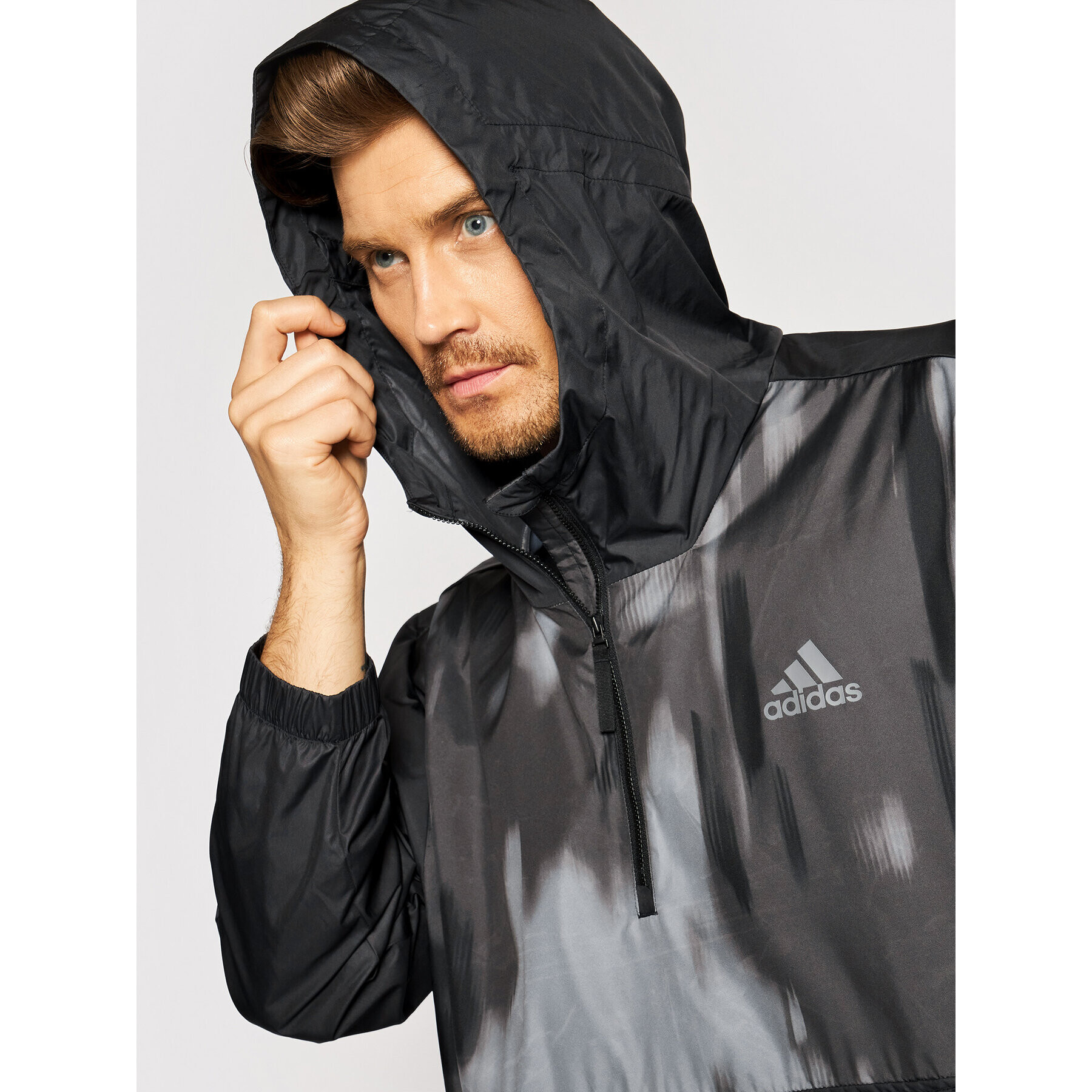 adidas Geacă fără fermoar Back to Sport GM4361 Negru Relaxed Fit - Pled.ro