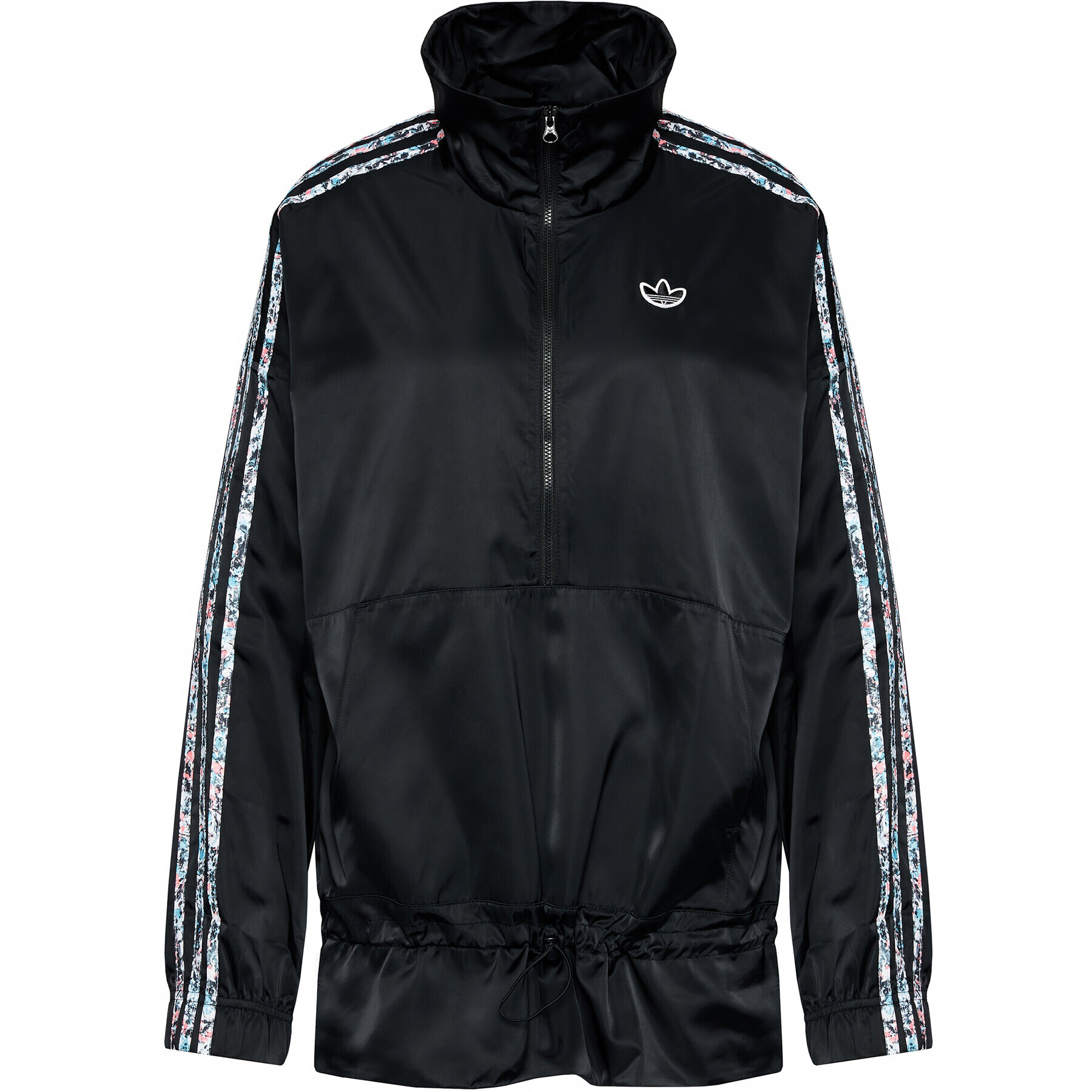 adidas Geacă fără fermoar Half-Zip GN3105 Negru Regular Fit - Pled.ro