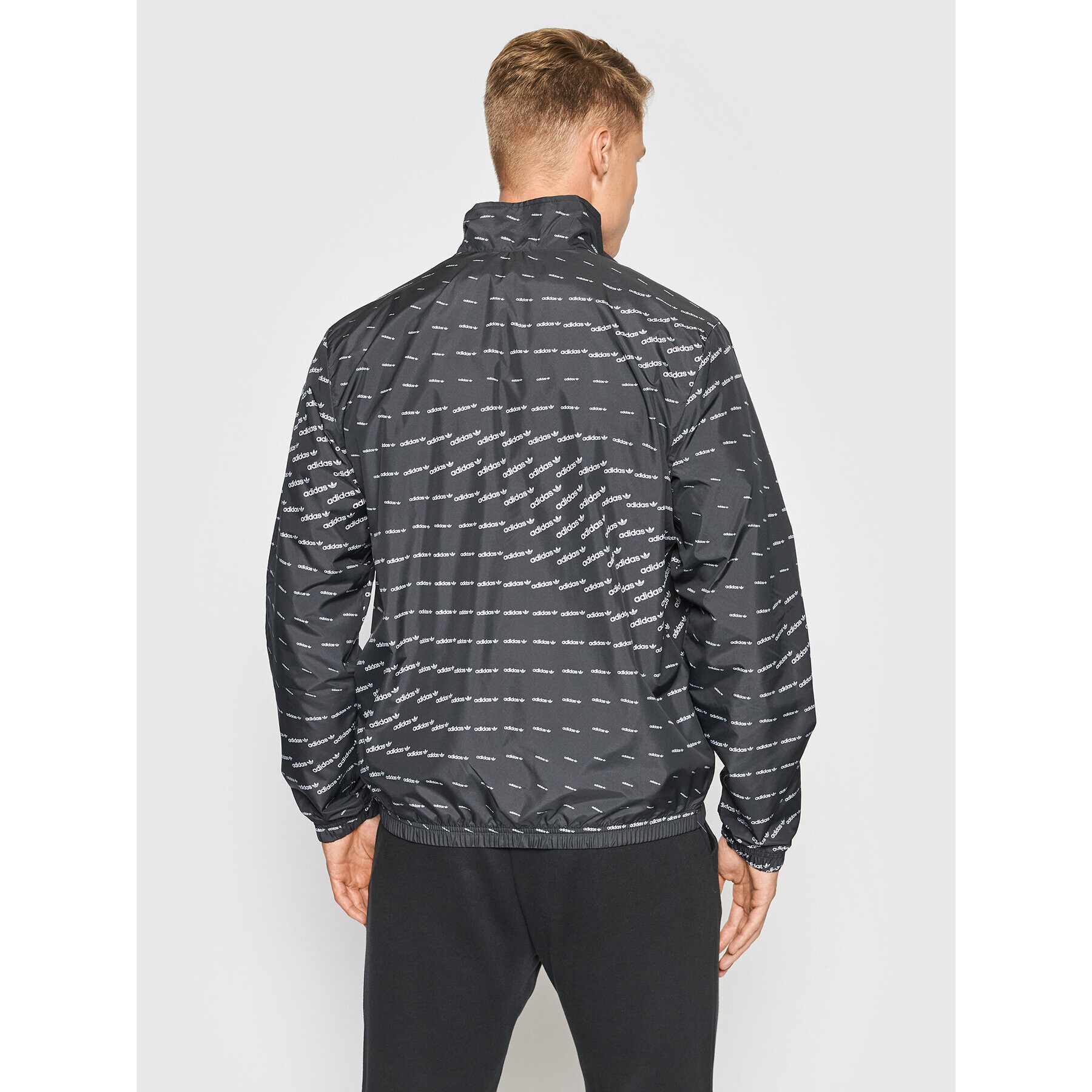 adidas Geacă Graphics Monogram H13485 Negru Regular Fit - Pled.ro