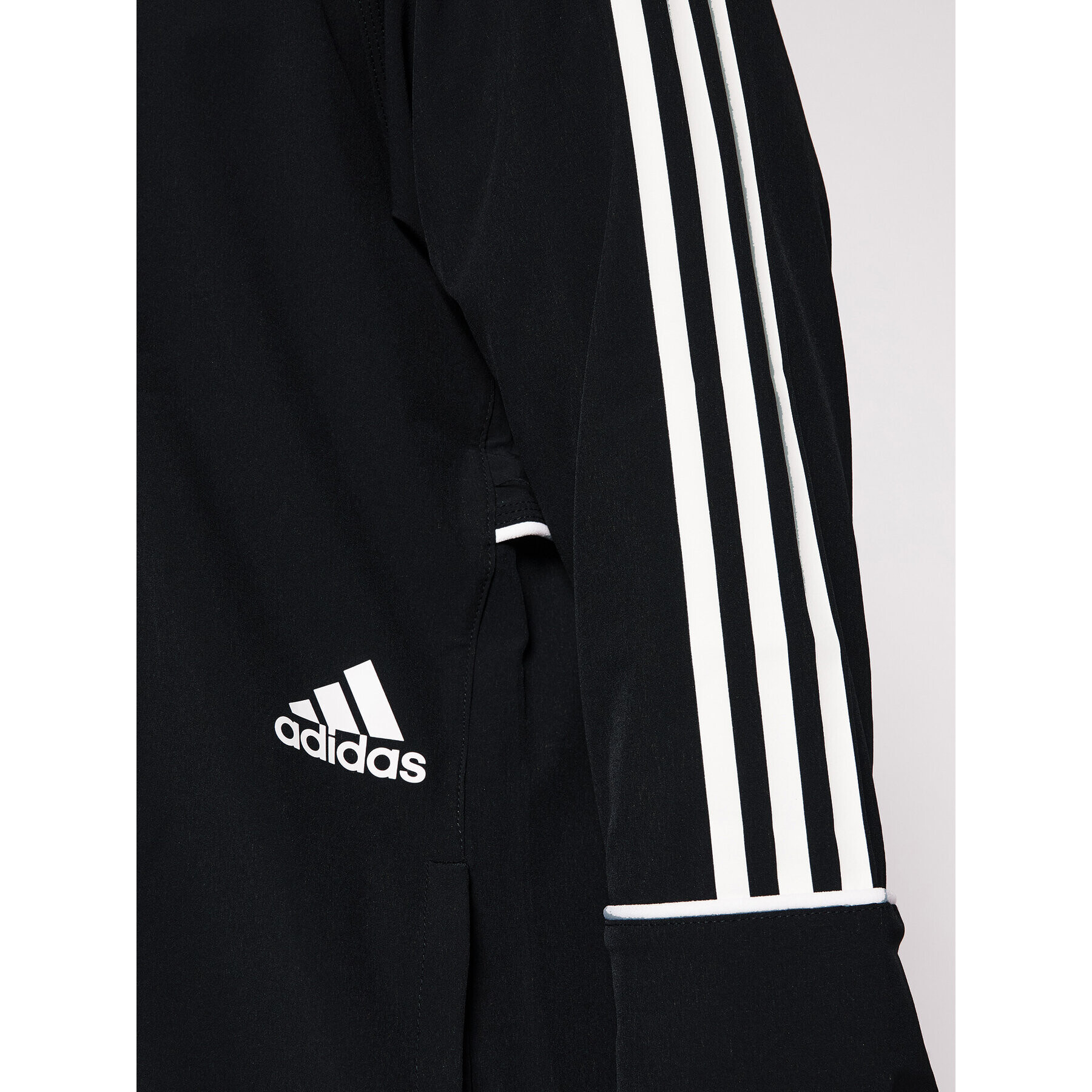 adidas Geacă Player 3-Stripes GL4799 Negru Relaxed Fit - Pled.ro