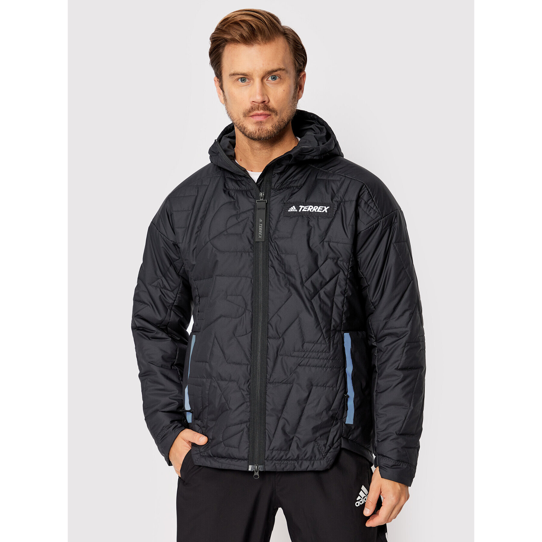 adidas Geacă din puf Terrex Myshelter Primaloft GQ3698 Negru Regular Fit - Pled.ro