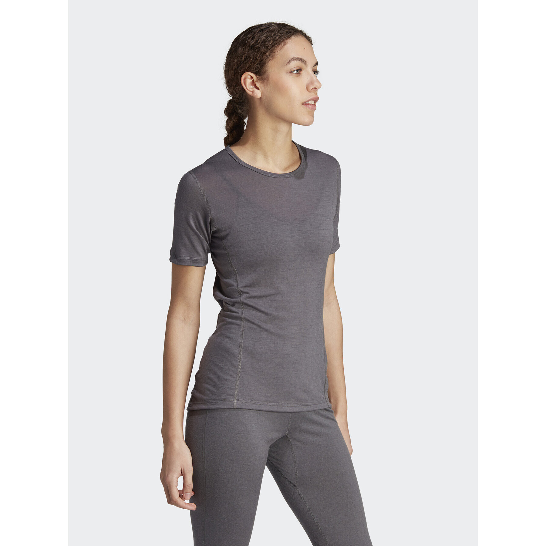 adidas Lenjerie de corp termoactivă partea de sus Xperior Merino 150 HZ8550 Gri Slim Fit - Pled.ro