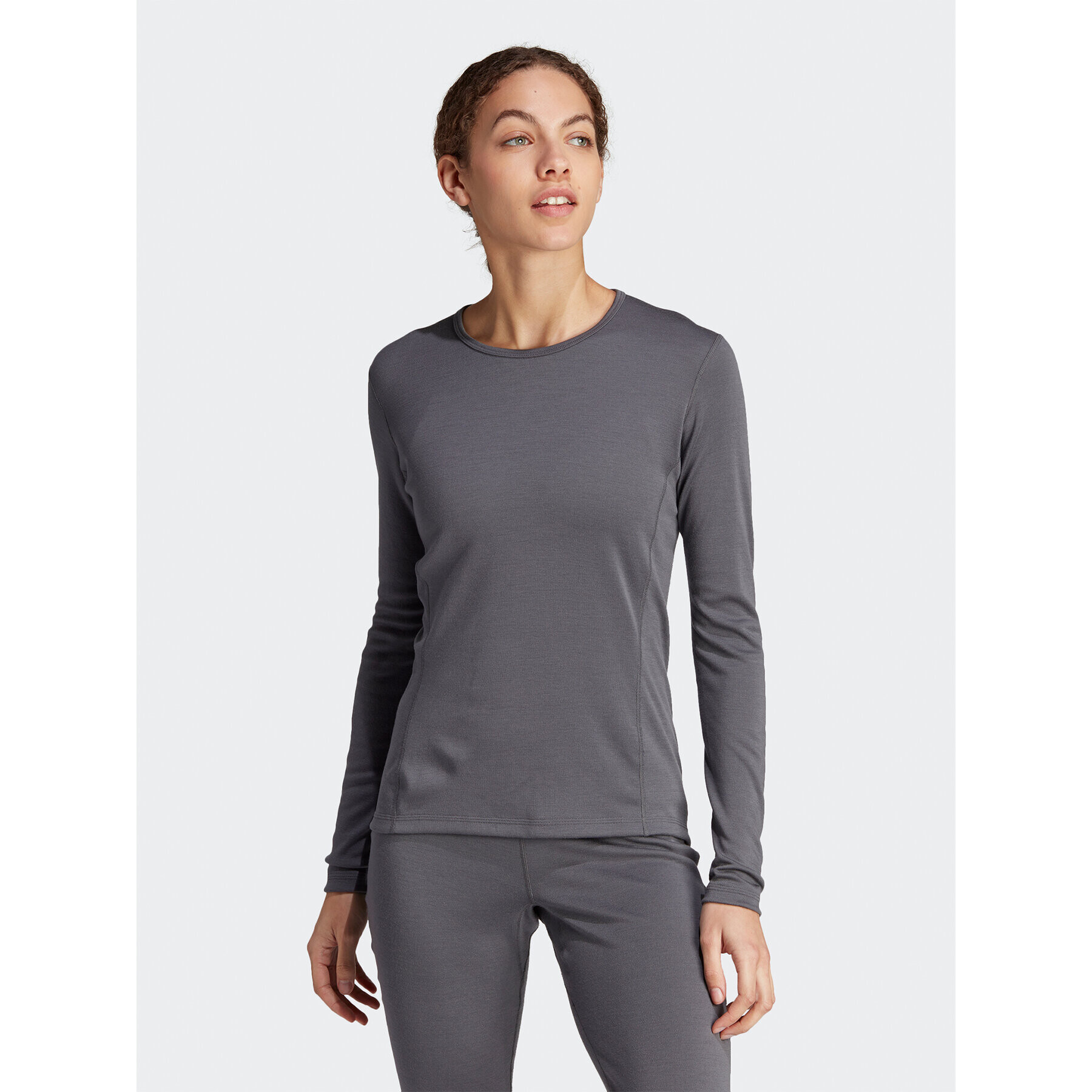 adidas Lenjerie de corp termoactivă partea de sus Xperior Merino 260 HZ8546 Gri Slim Fit - Pled.ro