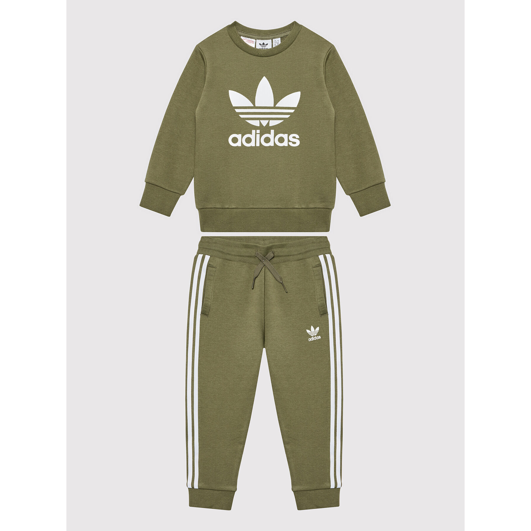 adidas Trening Crew HE4668 Verde Regular Fit - Pled.ro