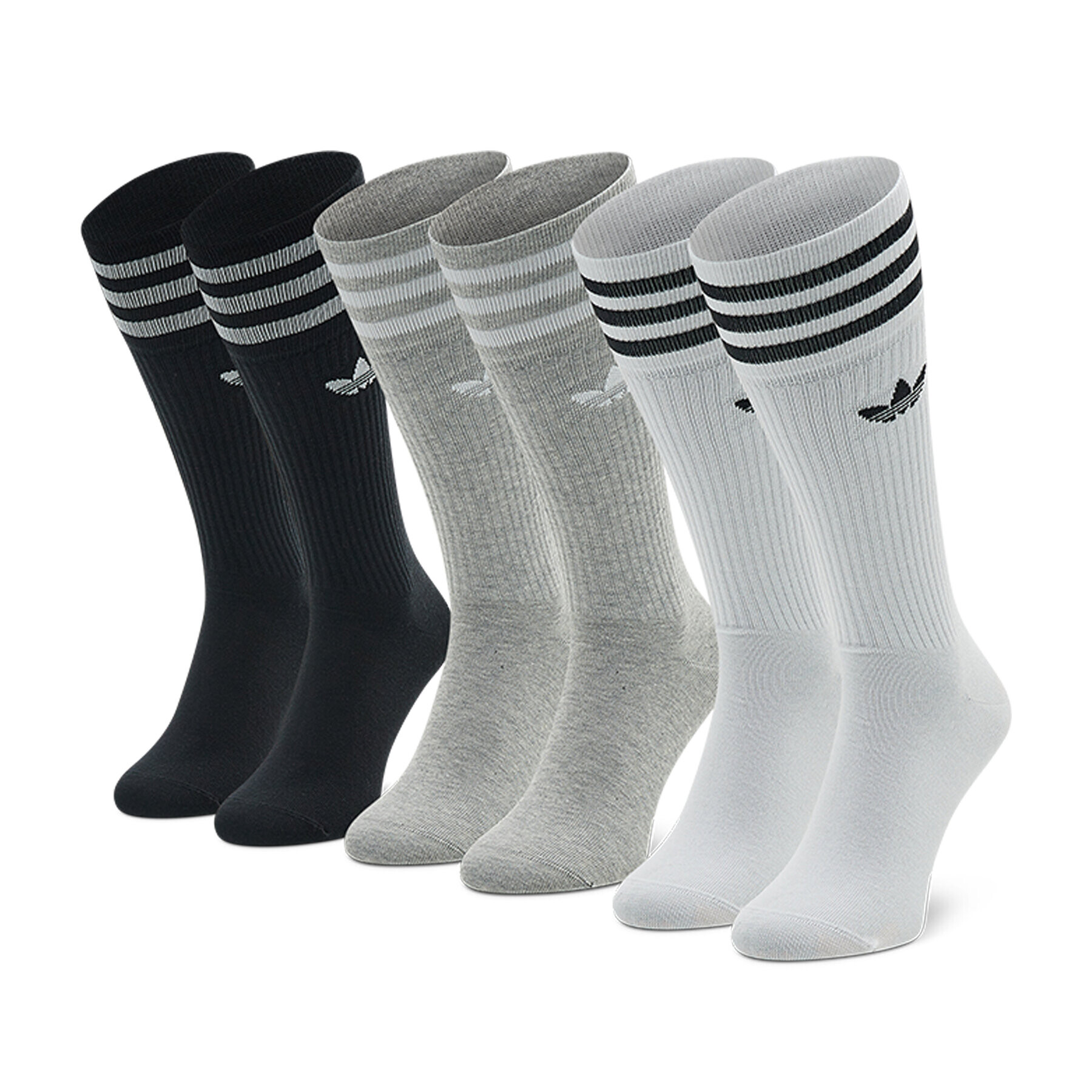 adidas Șosete Înalte Unisex Solid Crew Sock HC9558 Alb - Pled.ro