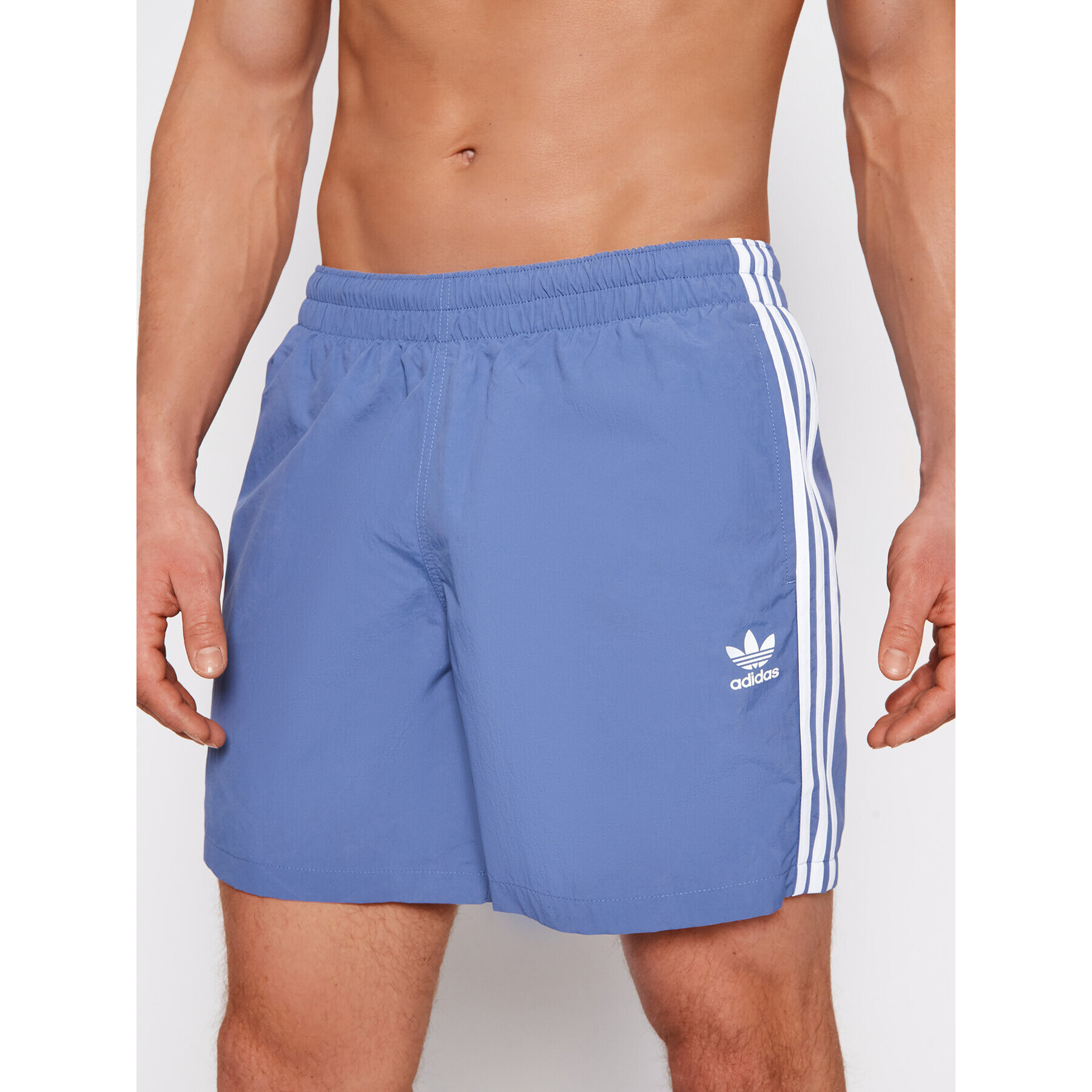 adidas Pantaloni scurți pentru înot 3-Stripe GN3527 Albastru Regular Fit - Pled.ro