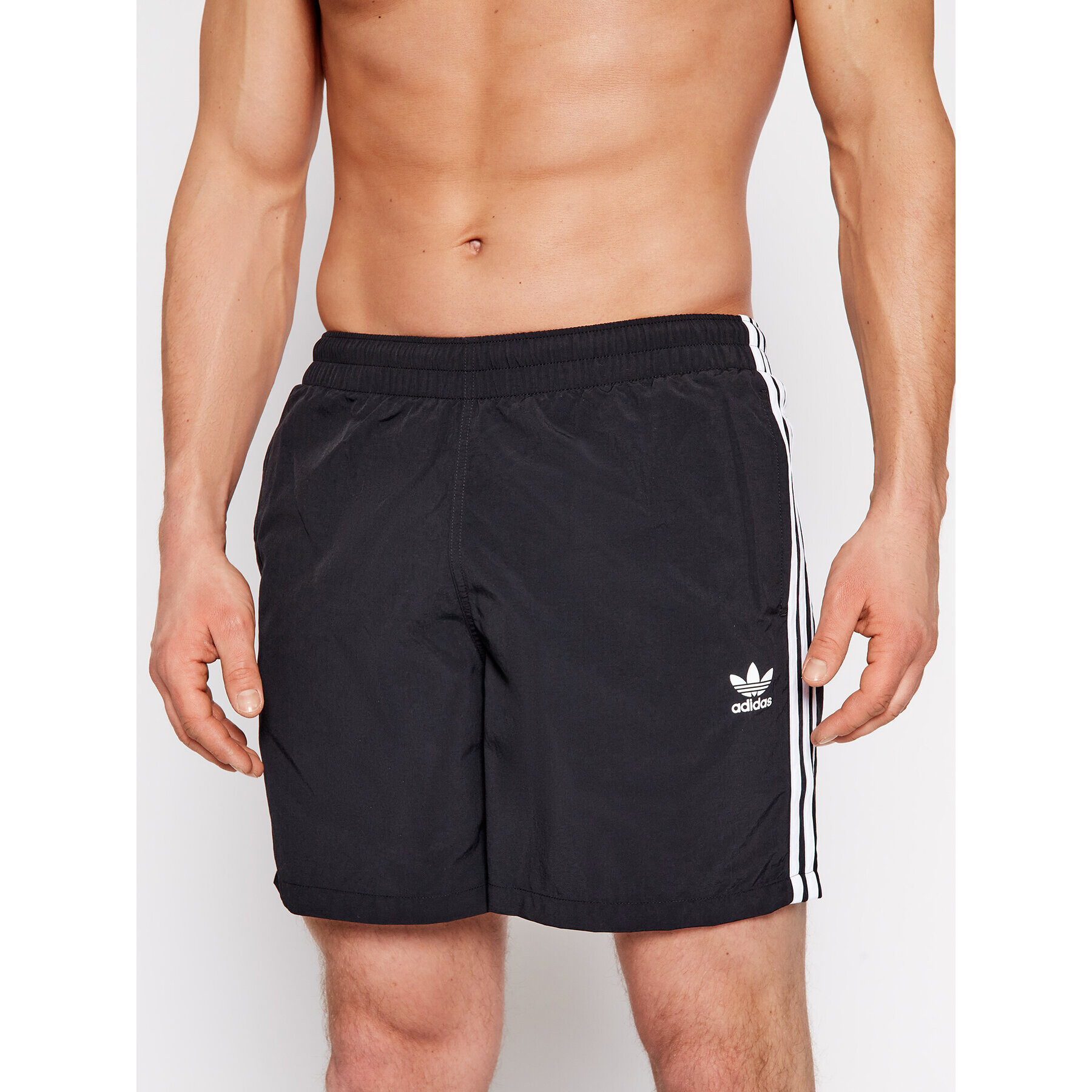 adidas Pantaloni scurți pentru înot adicolor Classics 3-Stripes GN3523 Negru Regular Fit - Pled.ro