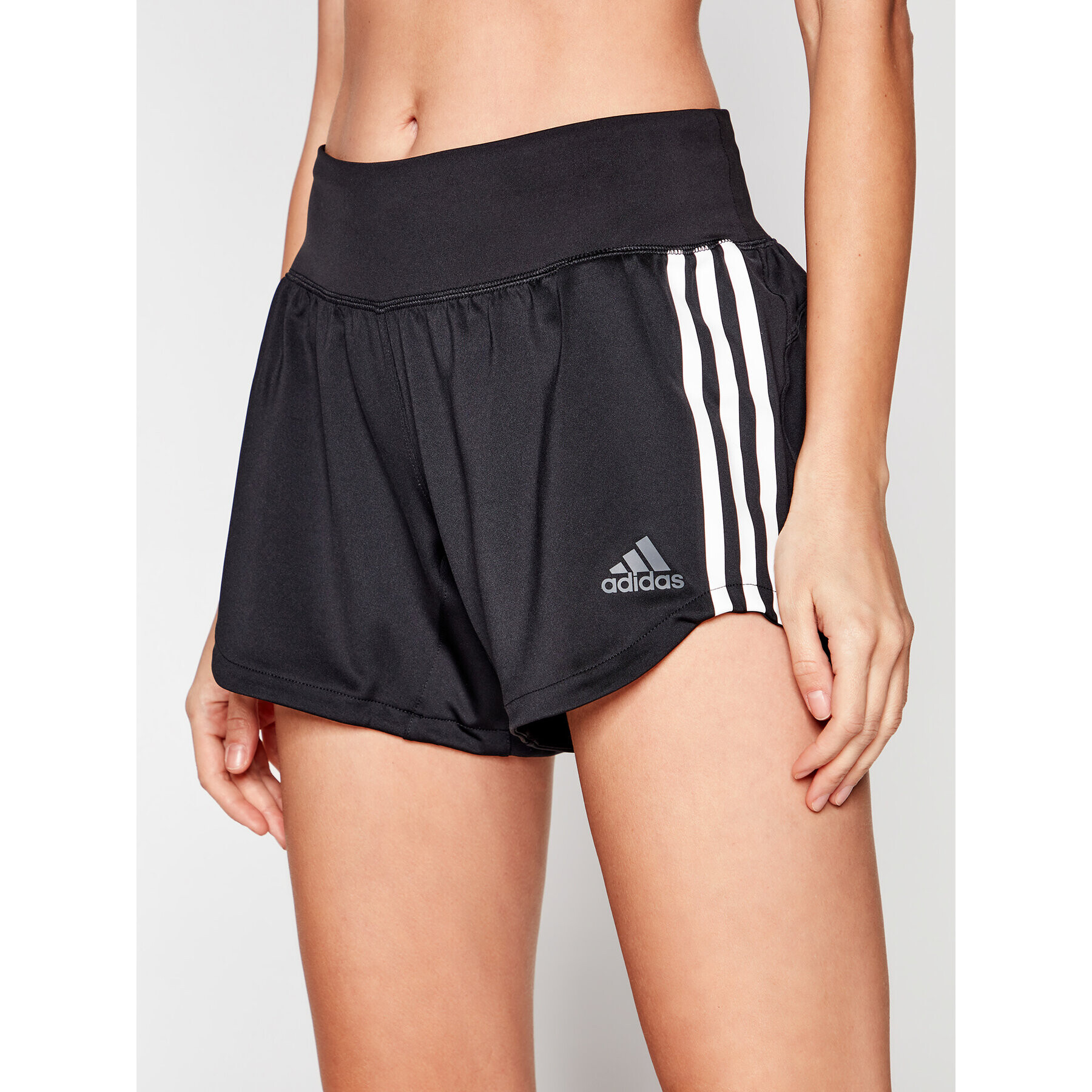 adidas Performance adidas Pantaloni scurți sport 3S Wvn Gym Shrt FJ7201 Negru Regular Fit - Pled.ro