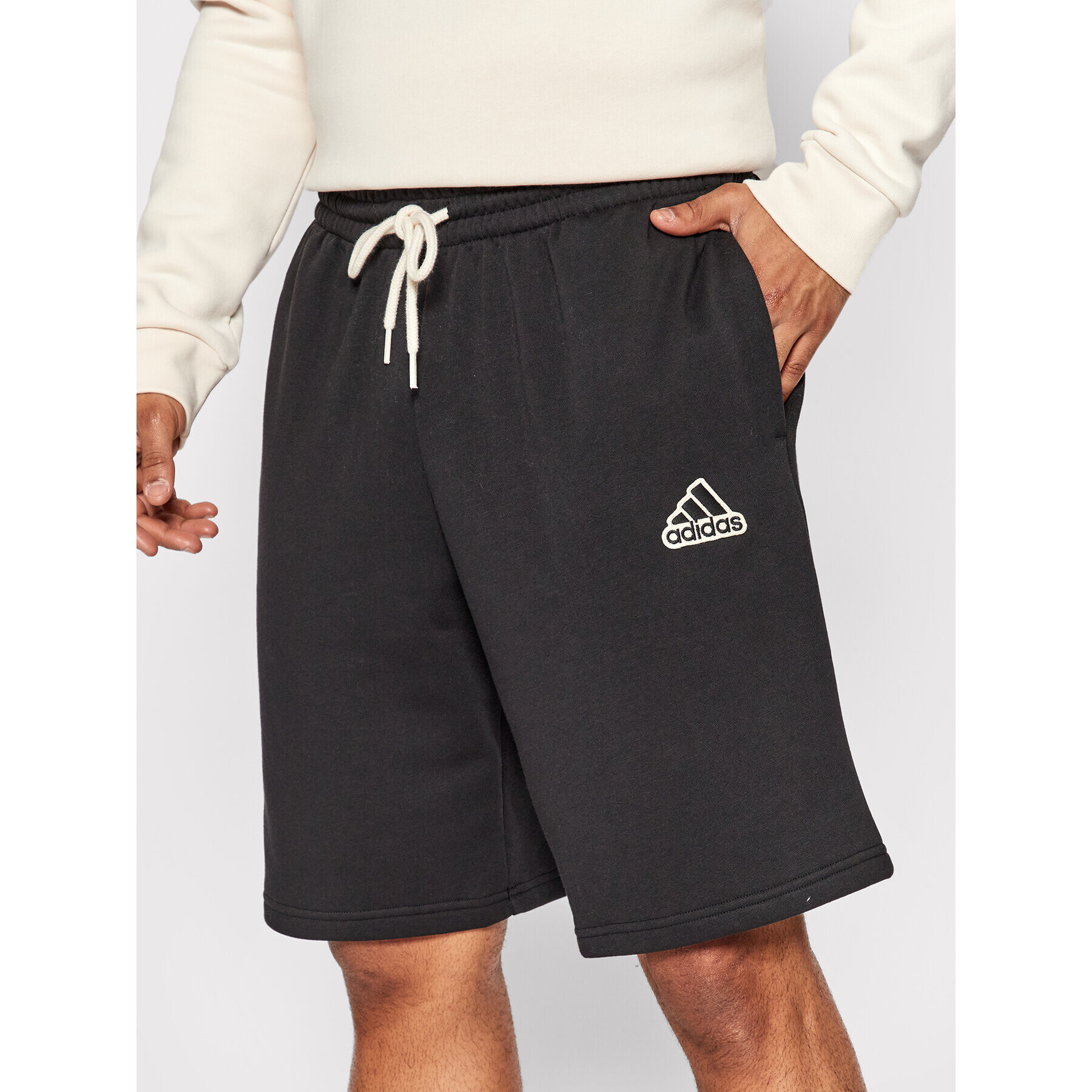 adidas Performance adidas Pantaloni scurți sport Essentials Feelcomfy French Terry HE1815 Negru Regular Fit - Pled.ro