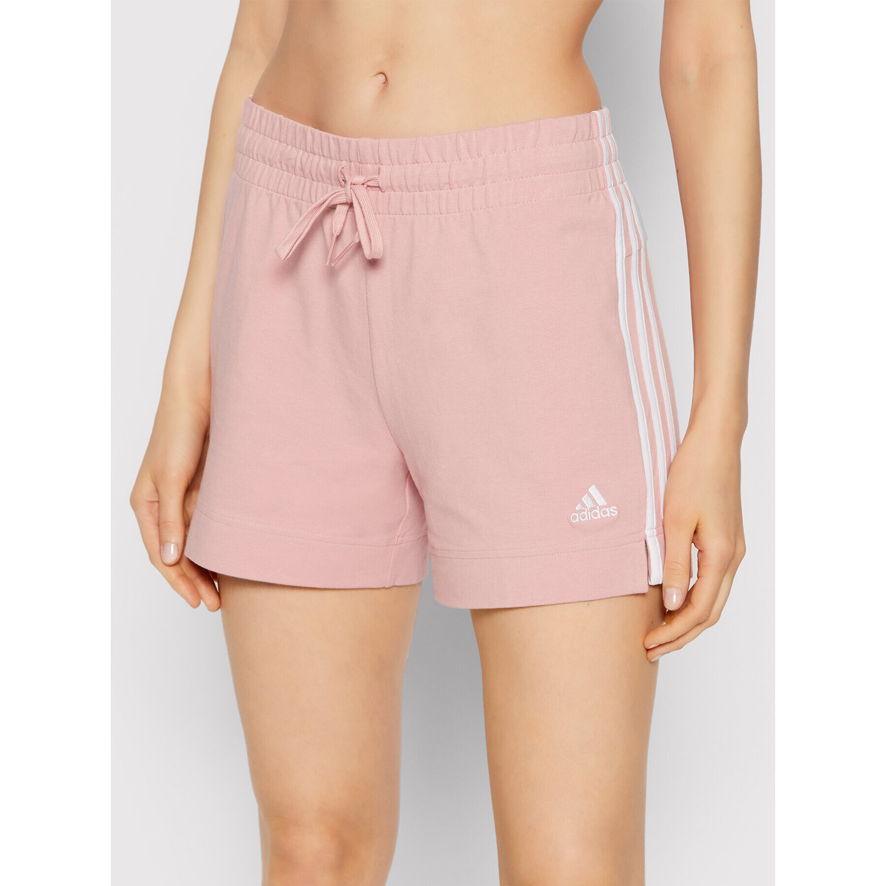 adidas Pantaloni scurți sport Essentials HD1809 Roz Slim Fit - Pled.ro