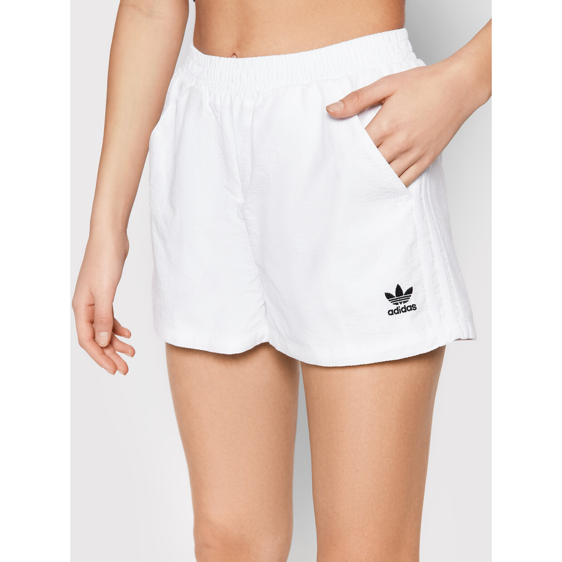 adidas Pantaloni scurți sport HC2047 Alb Regular Fit - Pled.ro