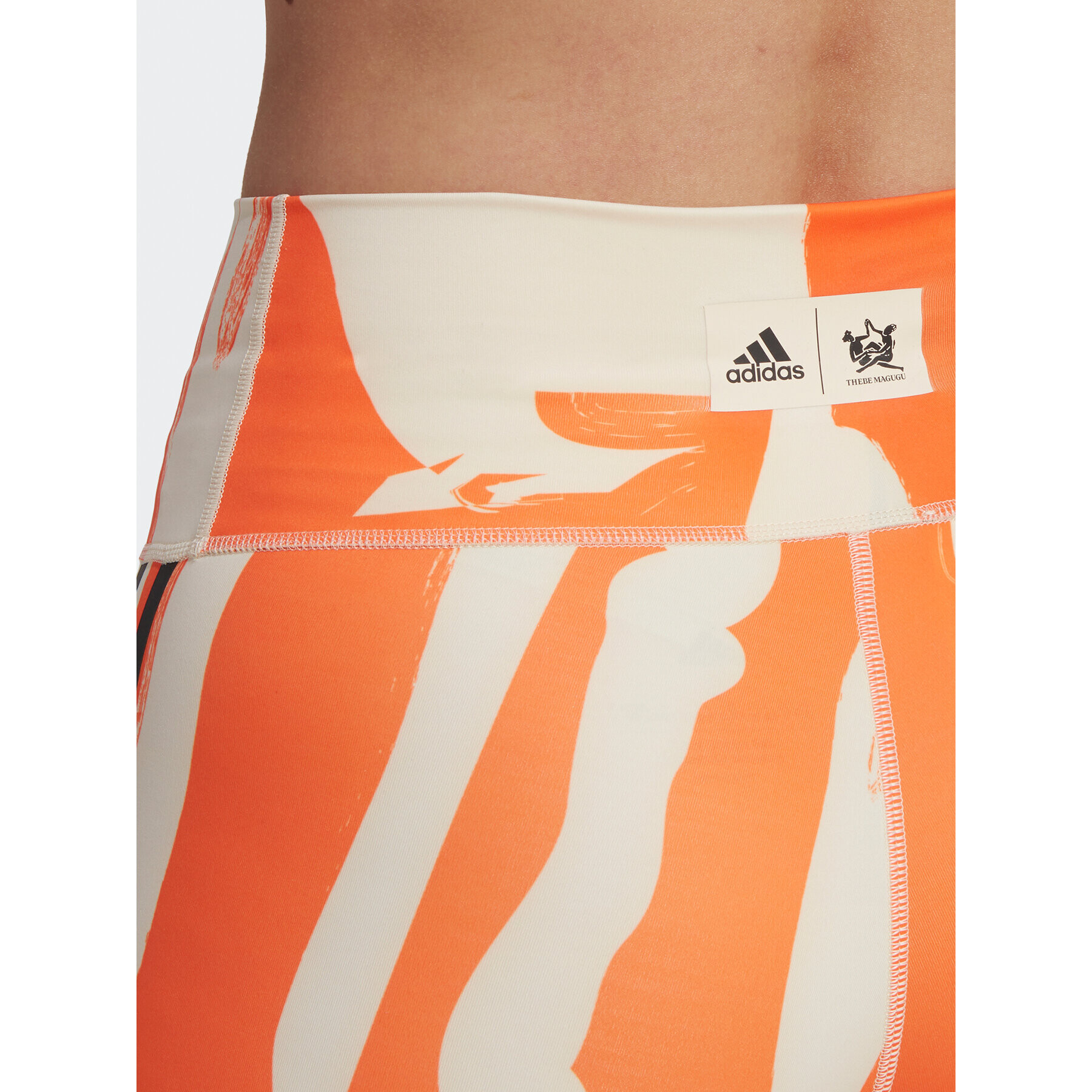 adidas Pantaloni scurți de ciclism THEBE MAGUGU HN6180 Portocaliu Slim Fit - Pled.ro