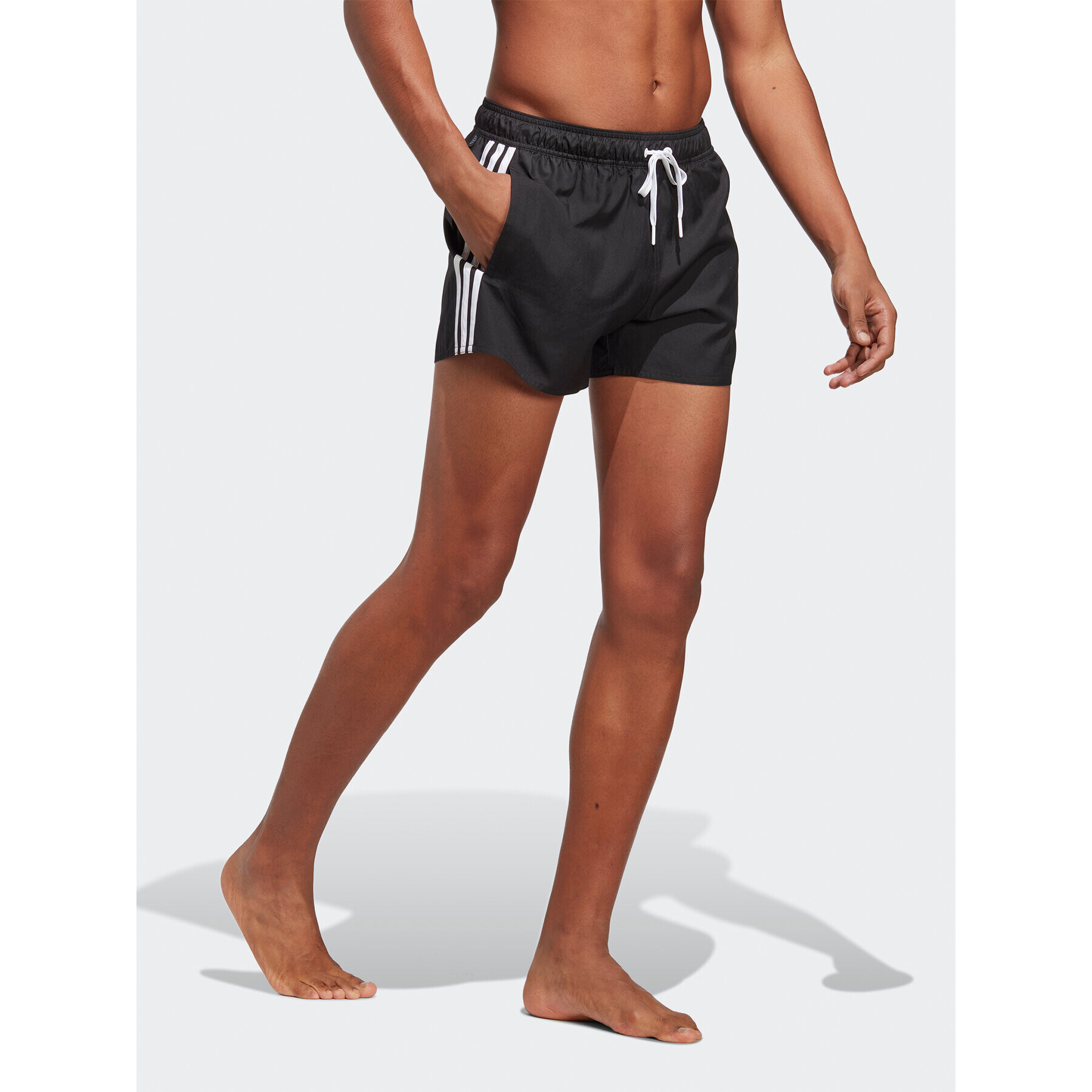 adidas Pantaloni scurți pentru înot 3-Stripes CLX Swim Shorts HT4367 Negru Regular Fit - Pled.ro