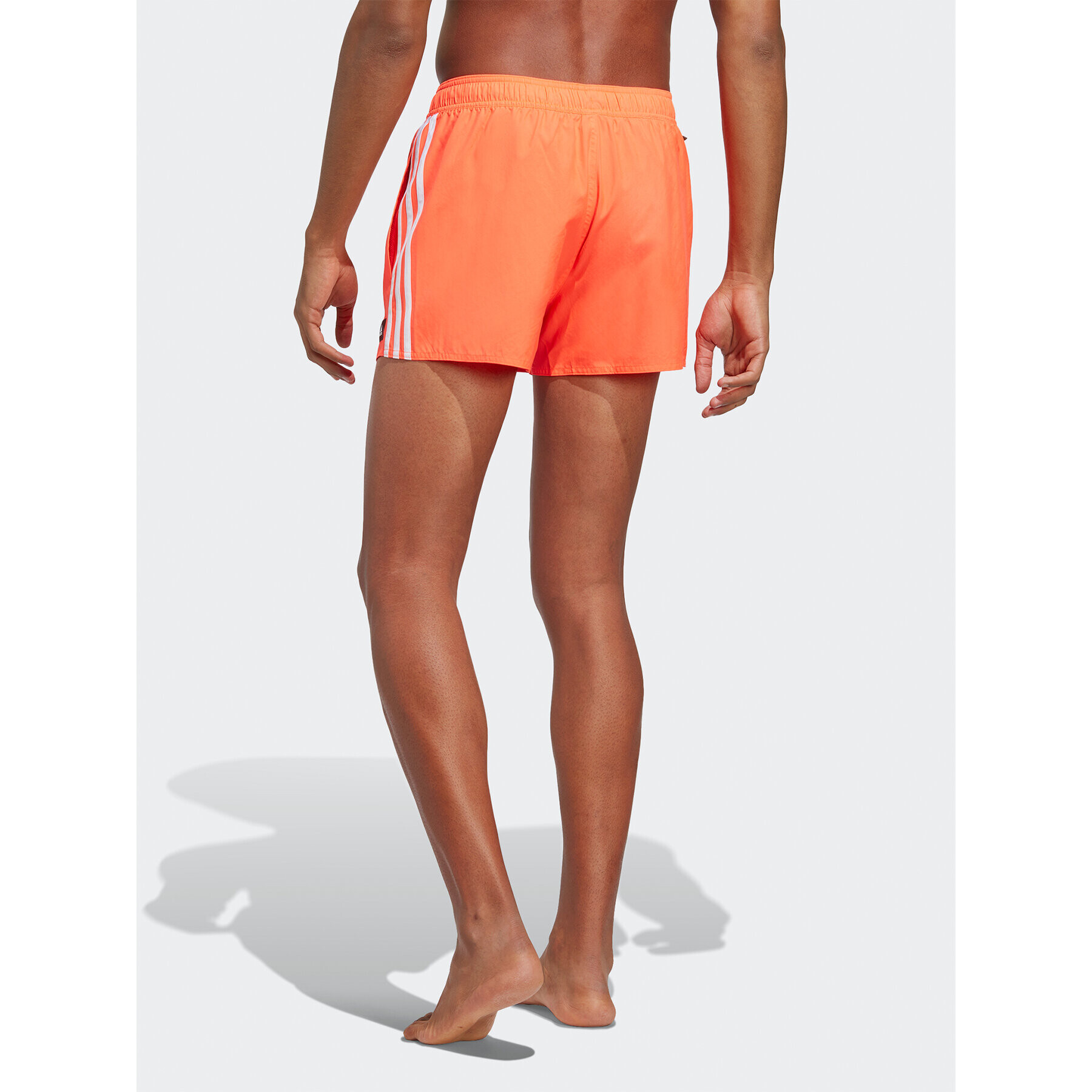 adidas Pantaloni scurți pentru înot 3-Stripes CLX Swim Shorts HT4371 Roșu Regular Fit - Pled.ro