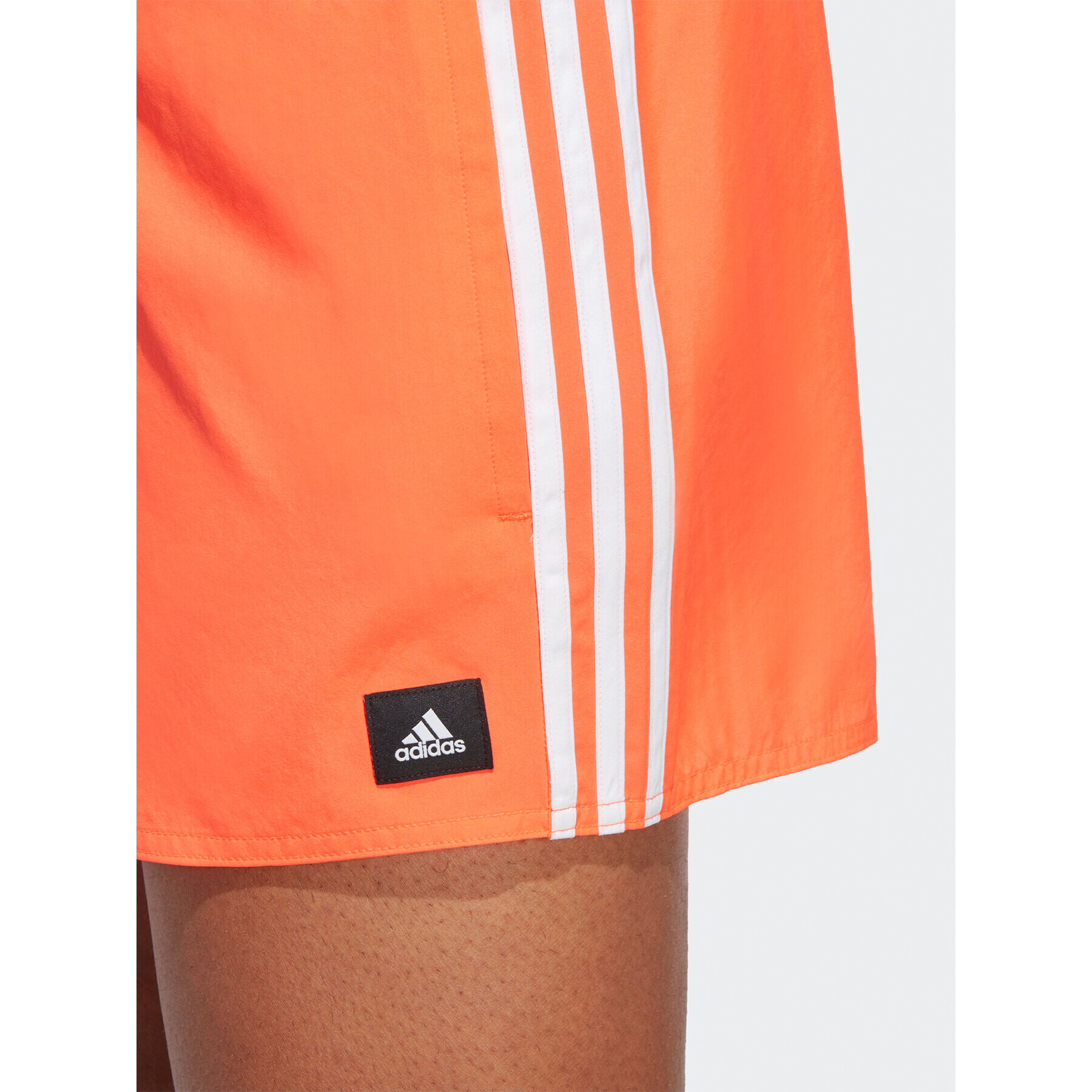 adidas Pantaloni scurți pentru înot 3-Stripes CLX Swim Shorts HT4371 Roșu Regular Fit - Pled.ro