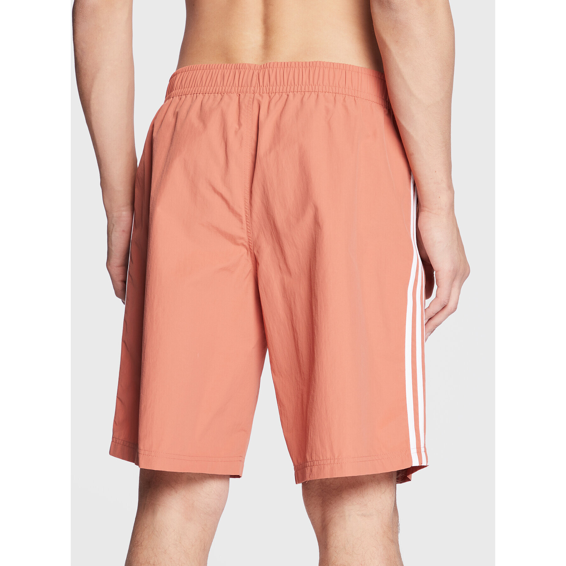 adidas Pantaloni scurți pentru înot adicolor 3-Stripes HK7388 Portocaliu Relaxed Fit - Pled.ro