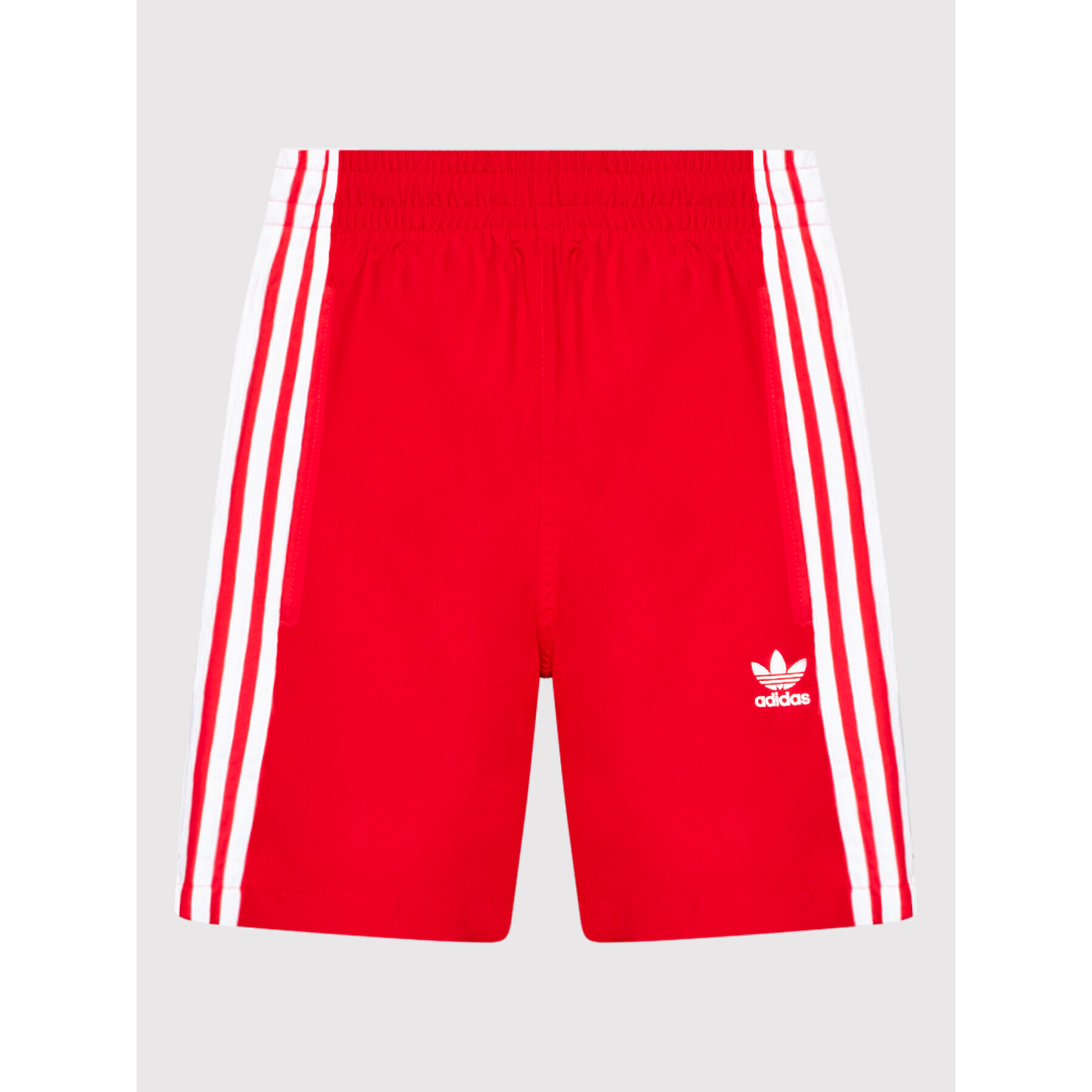 adidas Pantaloni scurți pentru înot adicolor Classics 3-Stripes HF2120 Roșu Regular Fit - Pled.ro