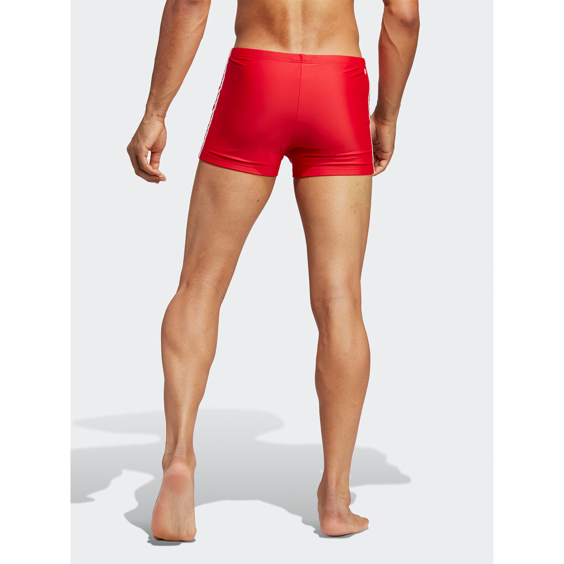 adidas Pantaloni scurți pentru înot Classic 3-Stripes Swim Boxers HT2075 Roșu Regular Fit - Pled.ro