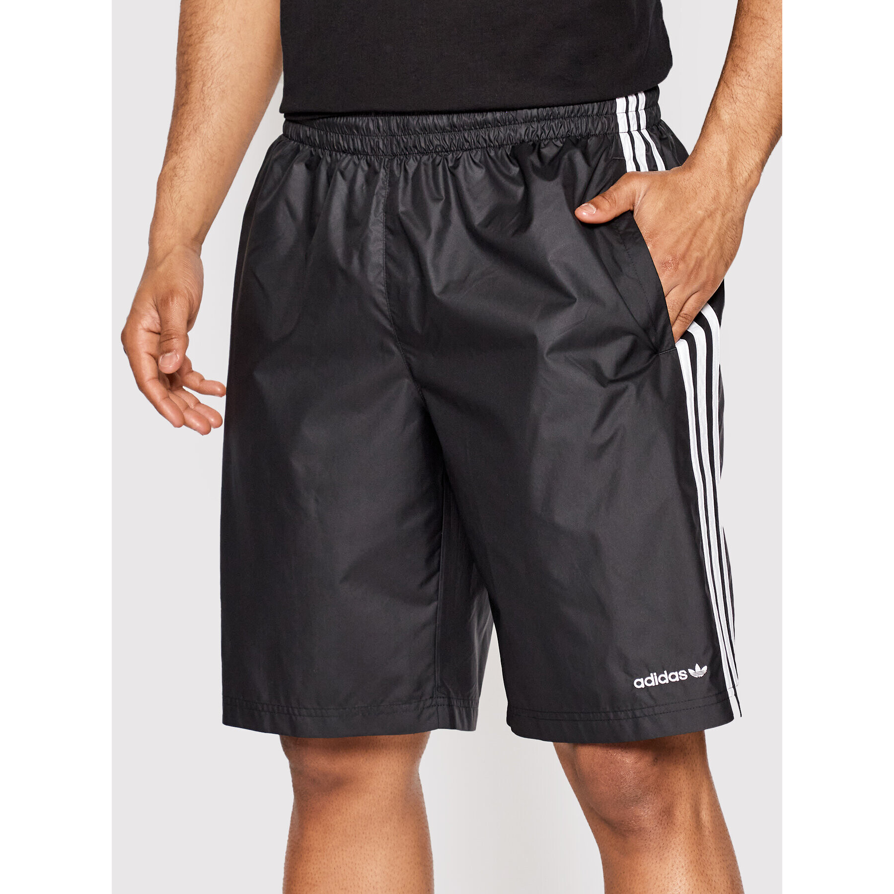 adidas Pantaloni scurți pentru înot Graphic Common Memory HC7125 Negru Regular Fit - Pled.ro