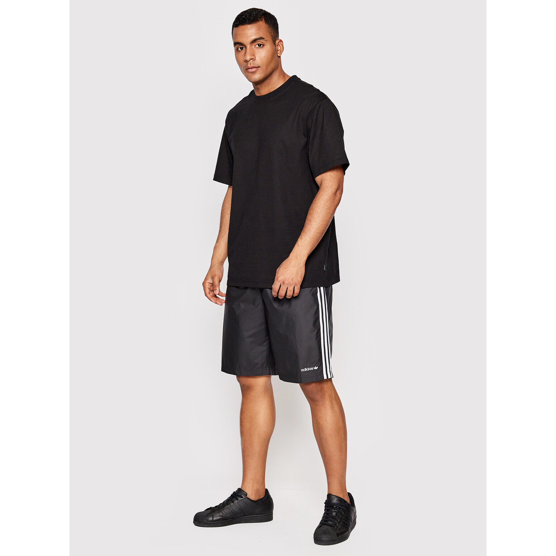 adidas Pantaloni scurți pentru înot Graphic Common Memory HC7125 Negru Regular Fit - Pled.ro