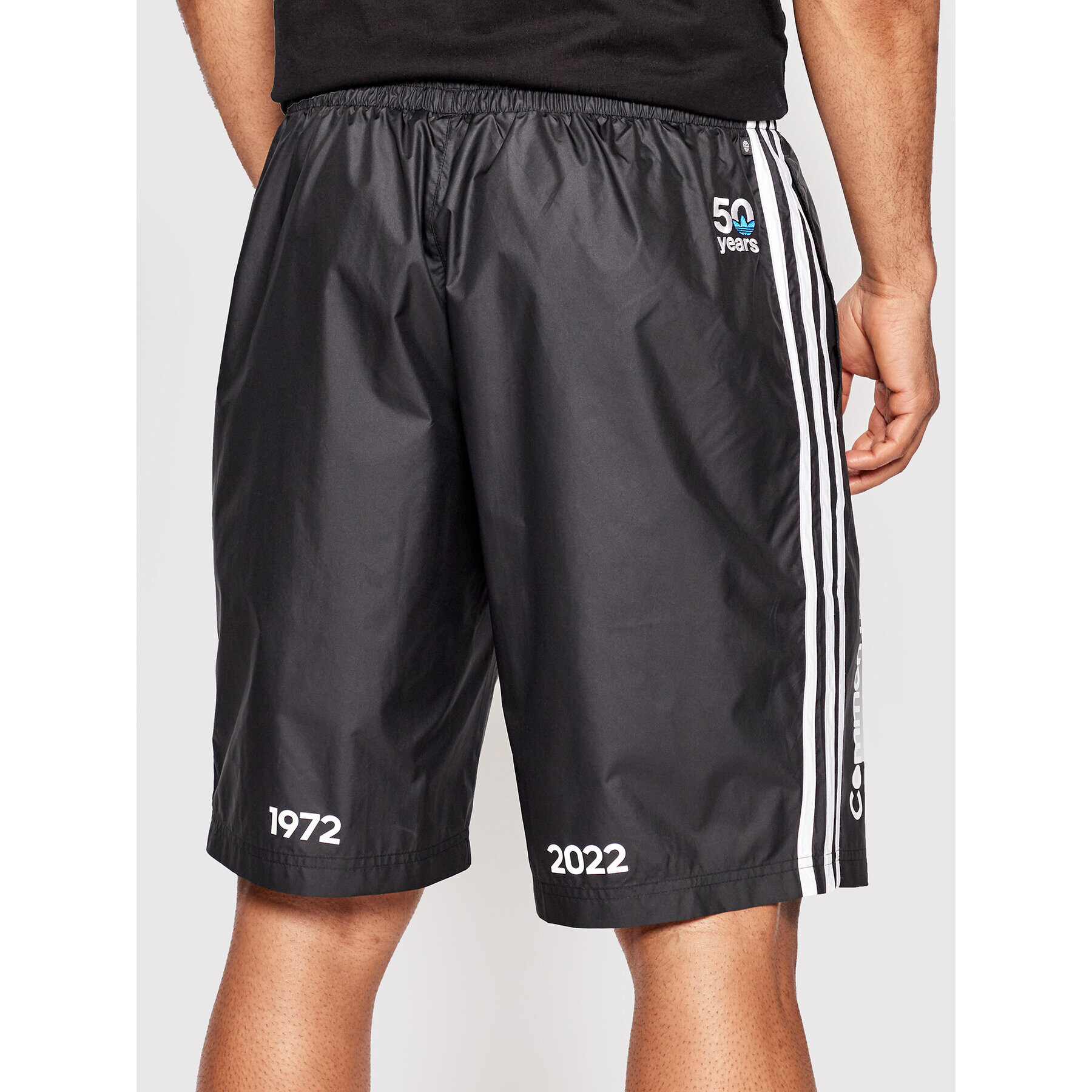 adidas Pantaloni scurți pentru înot Graphic Common Memory HC7125 Negru Regular Fit - Pled.ro