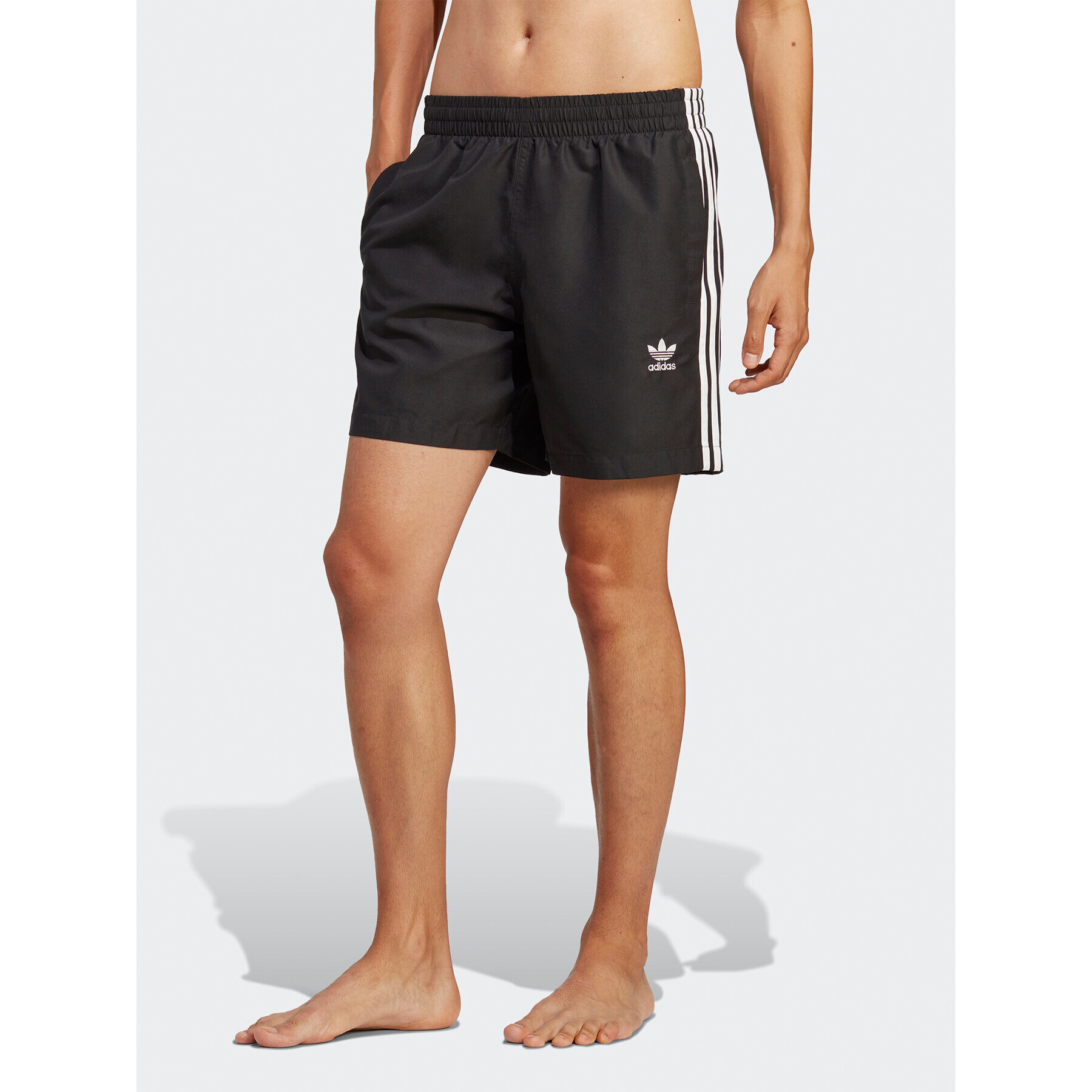 adidas Pantaloni scurți pentru înot Originals Adicolor 3-Stripes Swim Shorts HT4406 Negru Regular Fit - Pled.ro