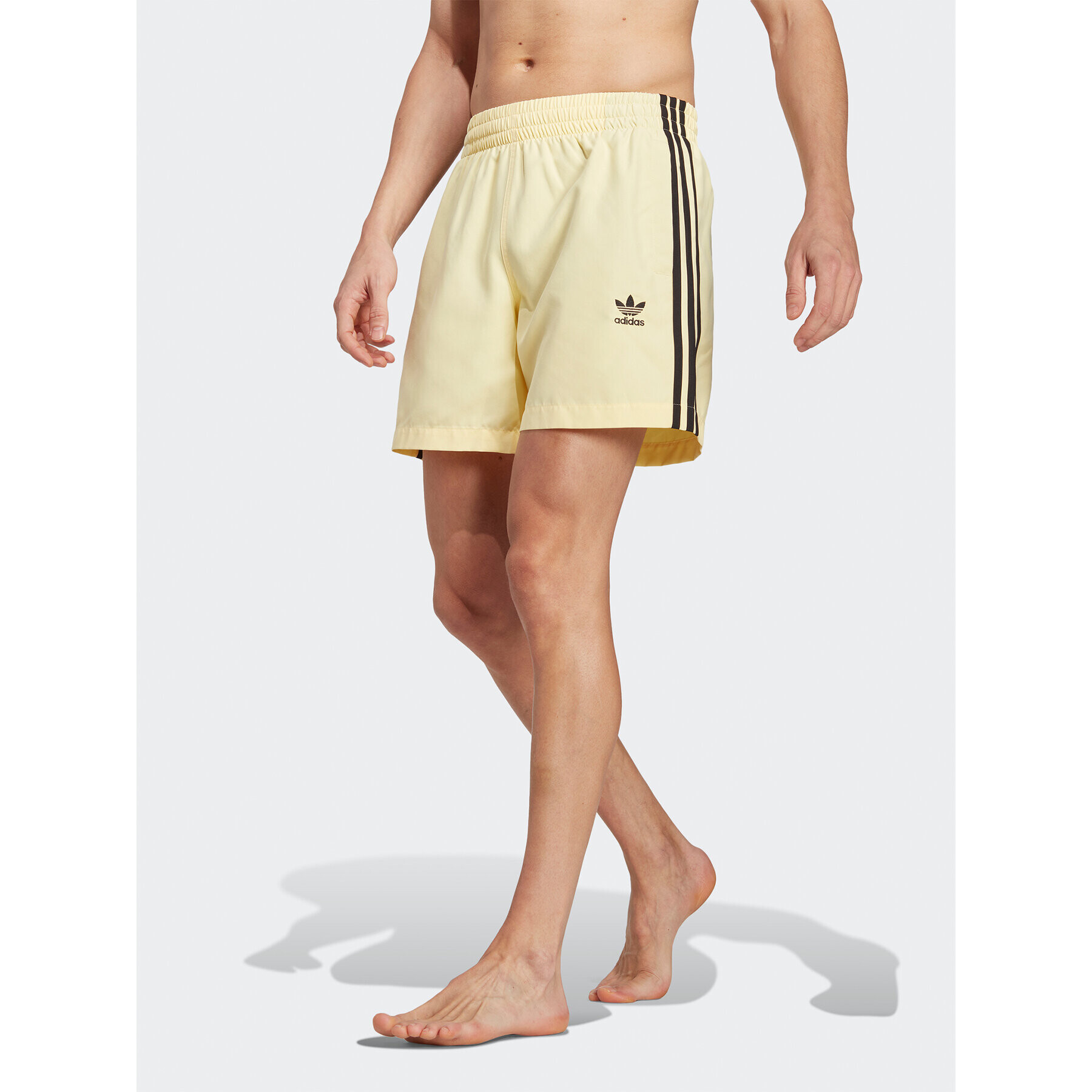 adidas Pantaloni scurți pentru înot Originals Adicolor 3-Stripes Swim Shorts HT4410 Galben Regular Fit - Pled.ro