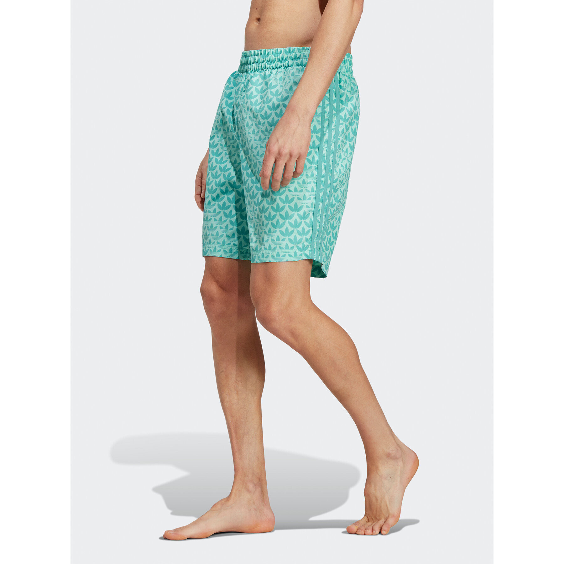 adidas Pantaloni scurți pentru înot Originals Monogram Swim Shorts H44773 Albastru Regular Fit - Pled.ro