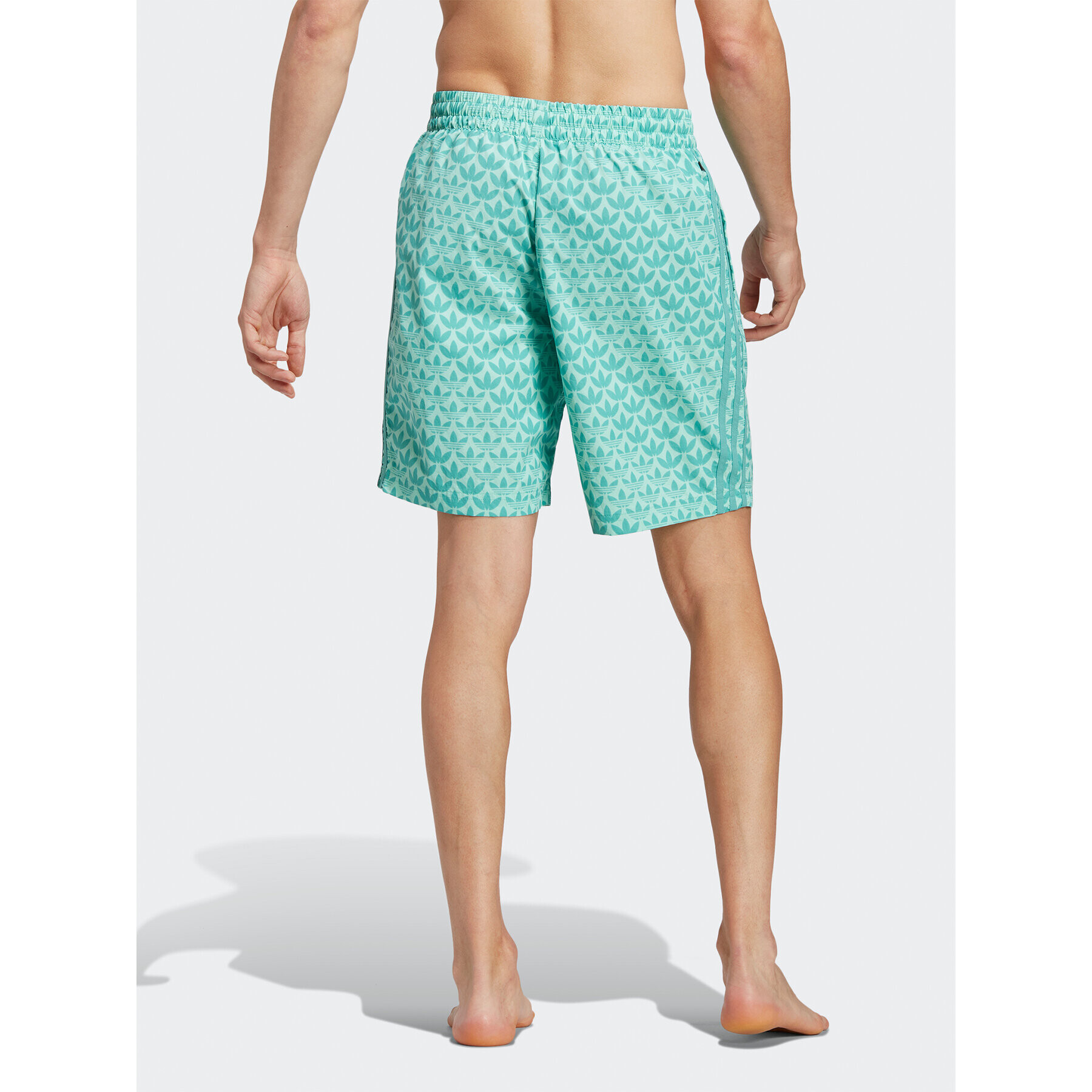 adidas Pantaloni scurți pentru înot Originals Monogram Swim Shorts H44773 Albastru Regular Fit - Pled.ro