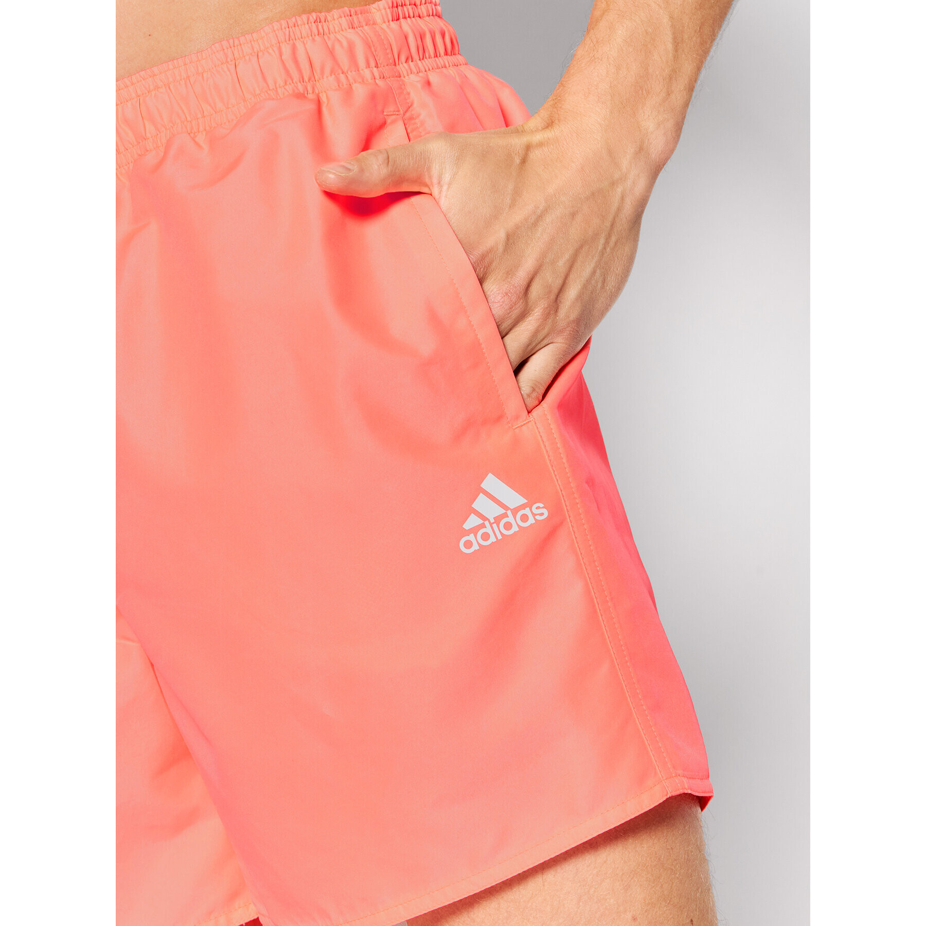 adidas Pantaloni scurți pentru înot Solid Swim HA0380 Roz Regular Fit - Pled.ro