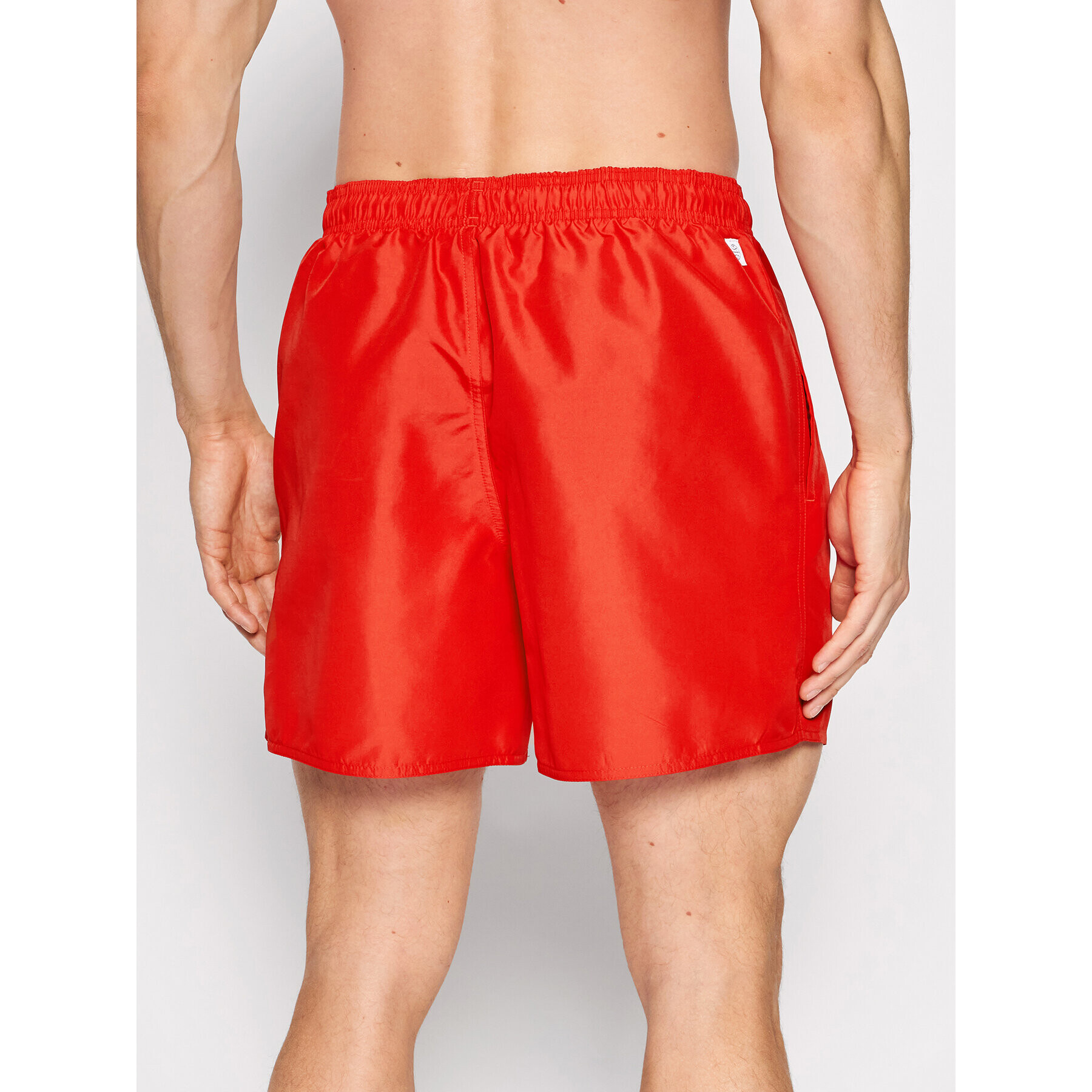 adidas Pantaloni scurți pentru înot Solid Swim HA0384 Roșu Regular Fit - Pled.ro