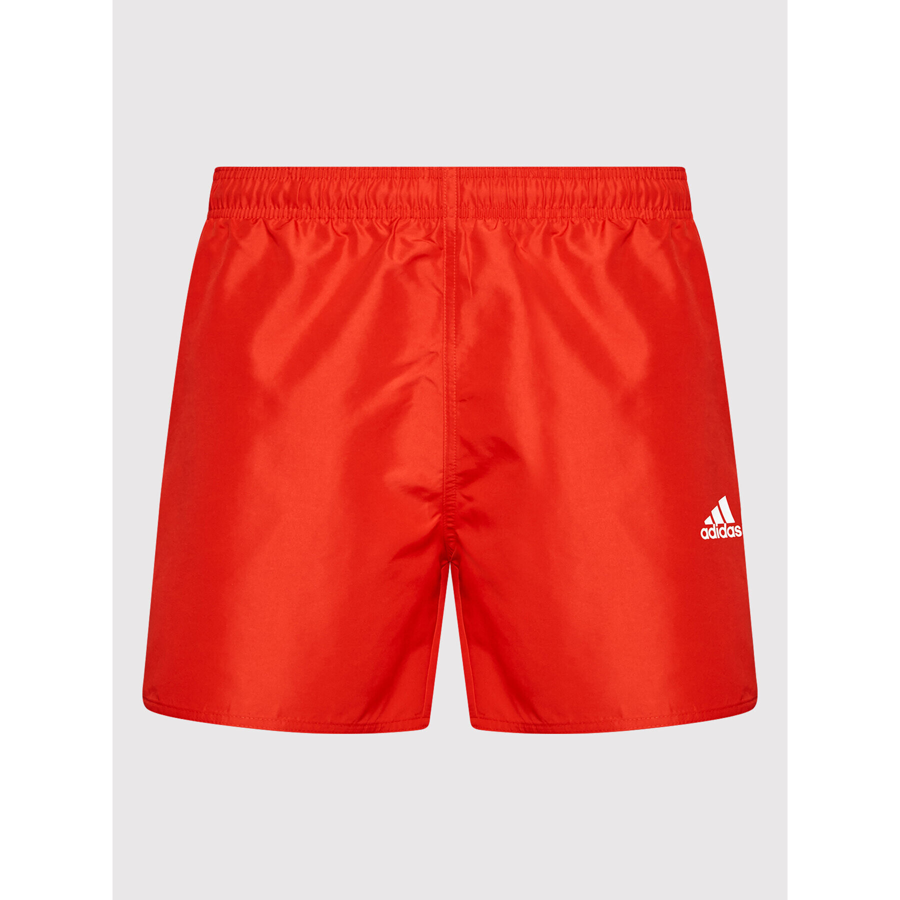 adidas Pantaloni scurți pentru înot Solid Swim HA0384 Roșu Regular Fit - Pled.ro