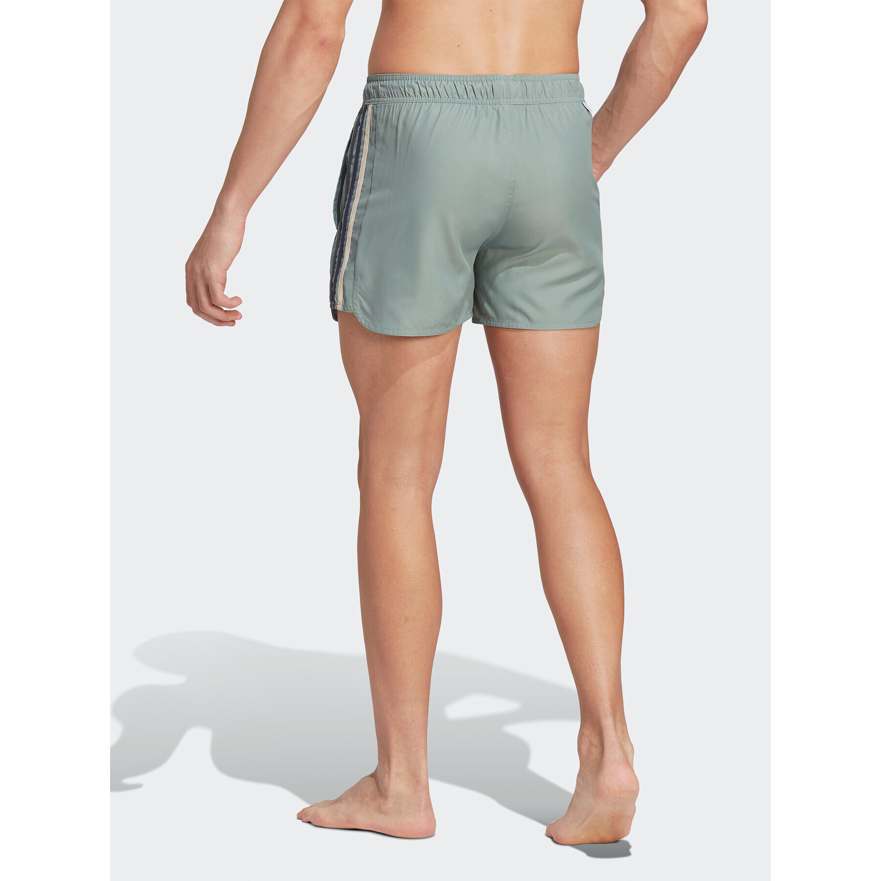 adidas Pantaloni scurți pentru înot Very Short Length Retro Split Swim Shorts HT4349 Verde Regular Fit - Pled.ro