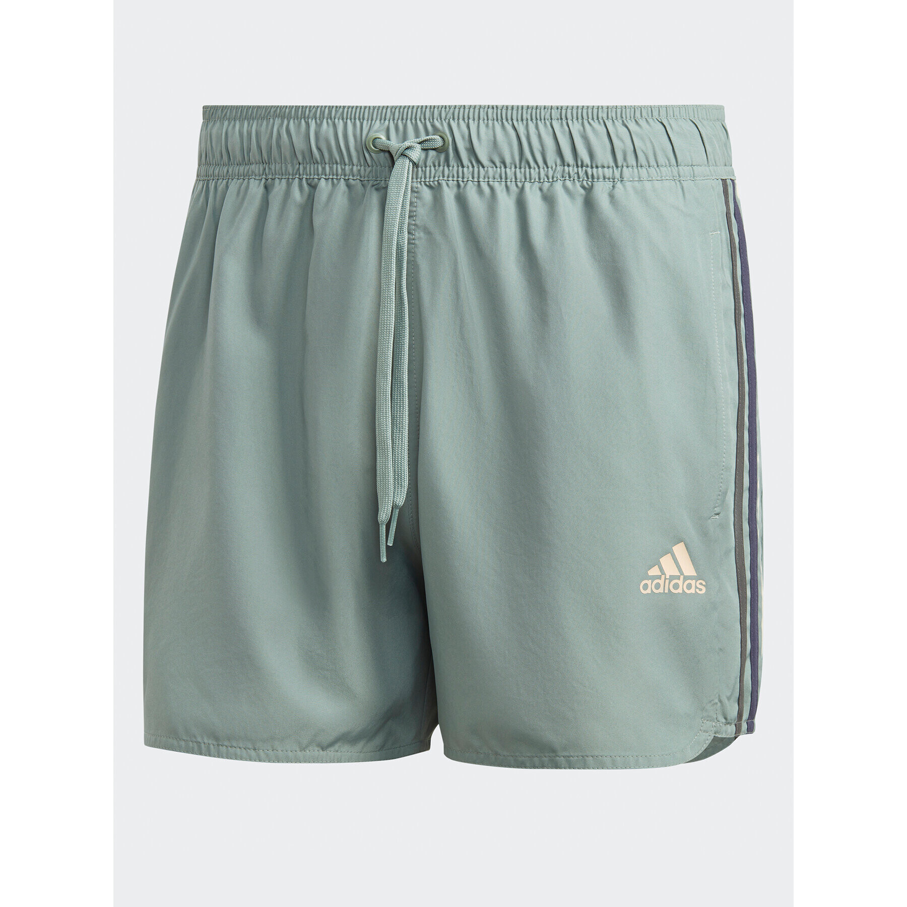 adidas Pantaloni scurți pentru înot Very Short Length Retro Split Swim Shorts HT4349 Verde Regular Fit - Pled.ro