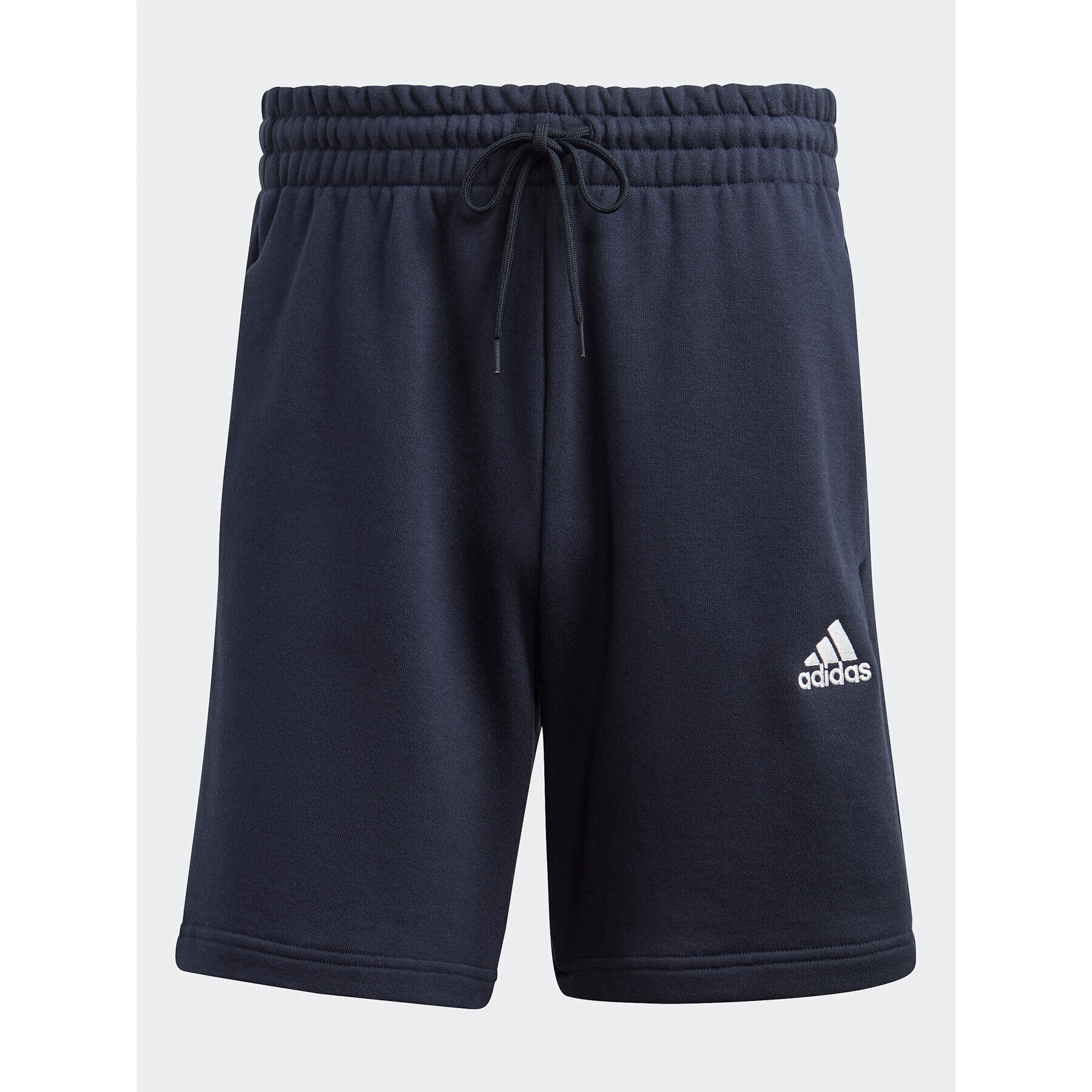 adidas Pantaloni scurți sport Essentials French Terry 3-Stripes Shorts IC9436 Albastru Regular Fit - Pled.ro