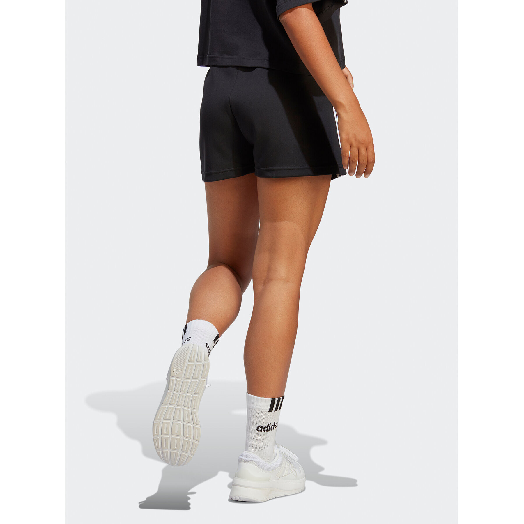 adidas Pantaloni scurți sport Future Icons 3-Stripes Shorts HT4712 Negru Regular Fit - Pled.ro