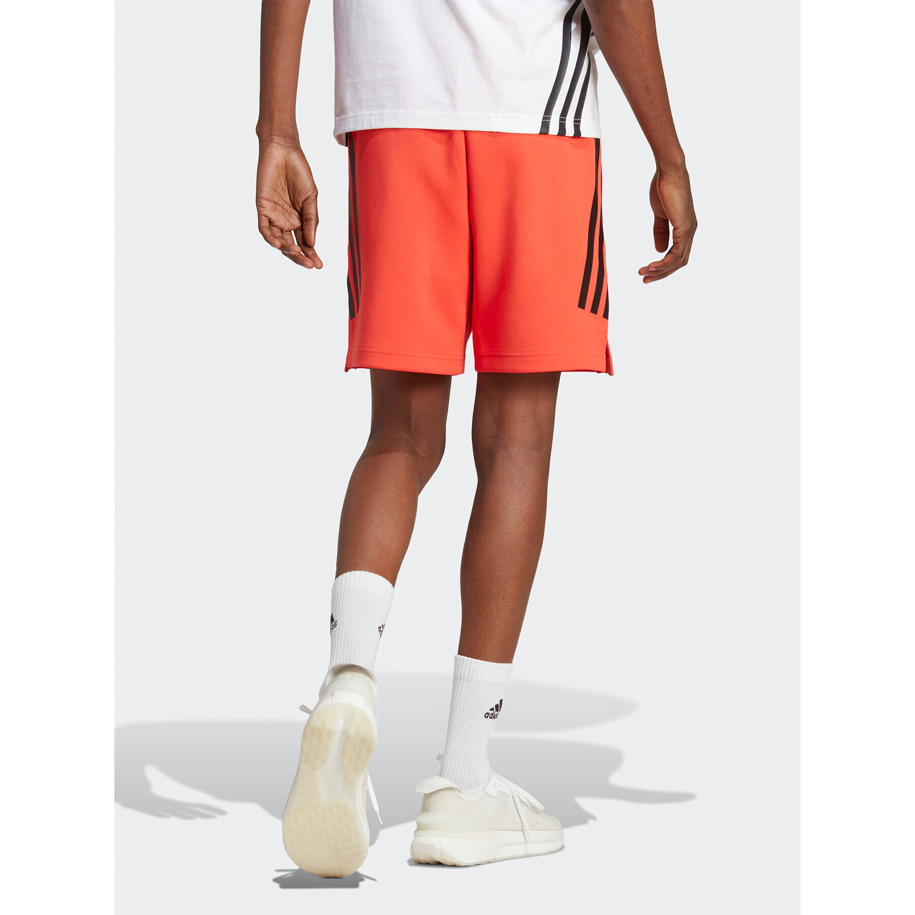 adidas Pantaloni scurți sport Future Icons 3-Stripes Shorts IB7721 Roșu Regular Fit - Pled.ro