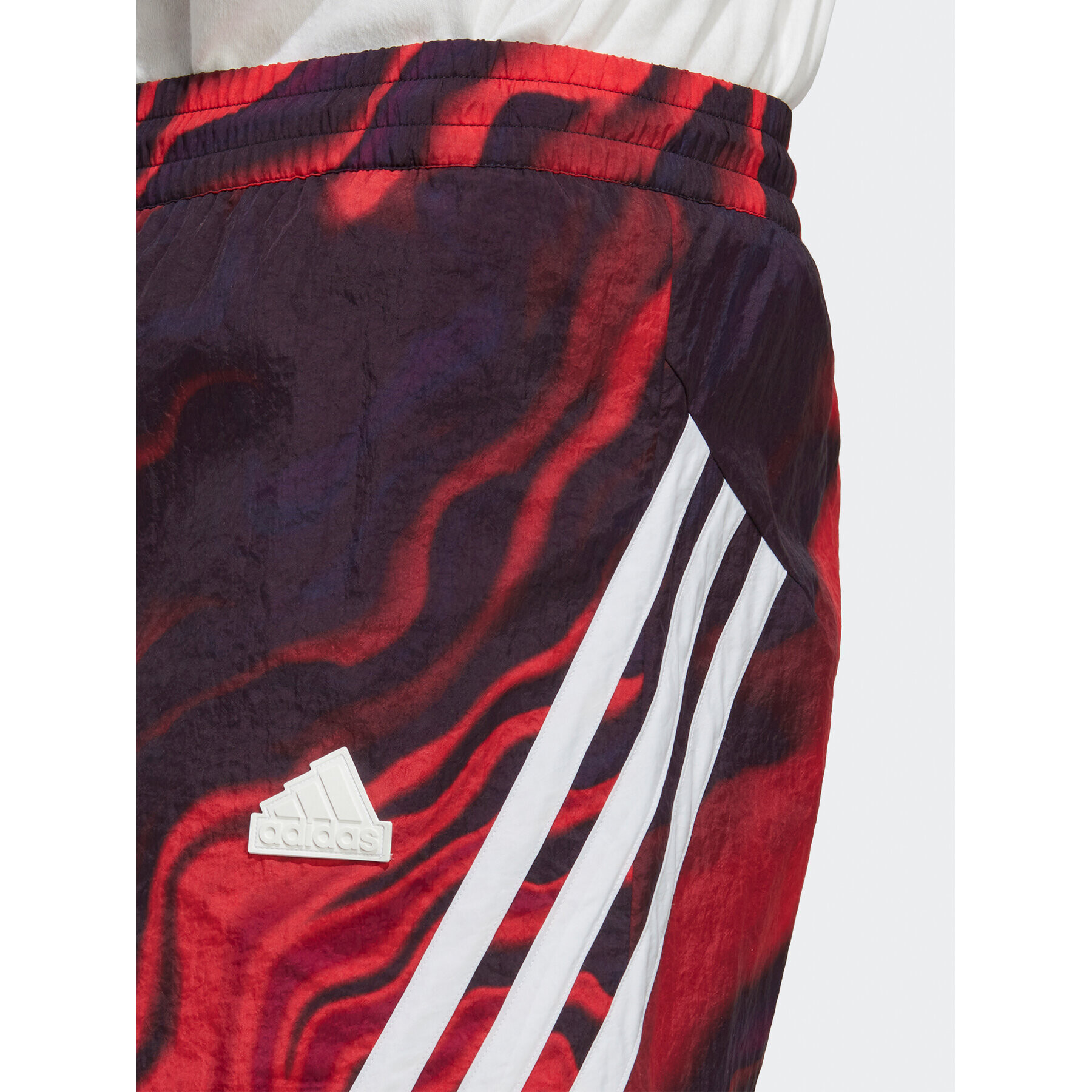 adidas Pantaloni scurți sport Future Icons Allover Print Shorts IC8253 Roșu Regular Fit - Pled.ro