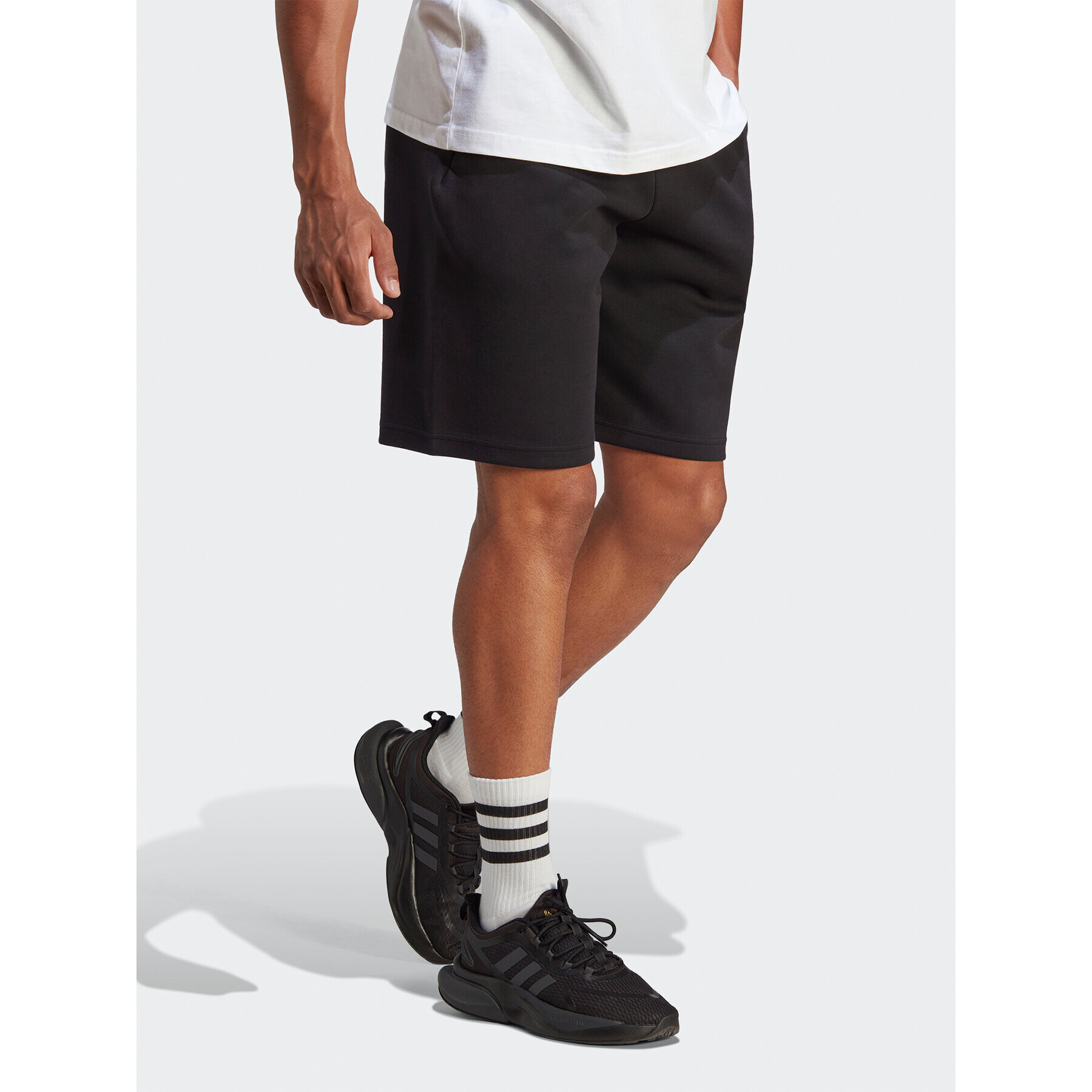 adidas Pantaloni scurți sport Future Icons Badge of Sport Shorts IC3737 Negru Regular Fit - Pled.ro