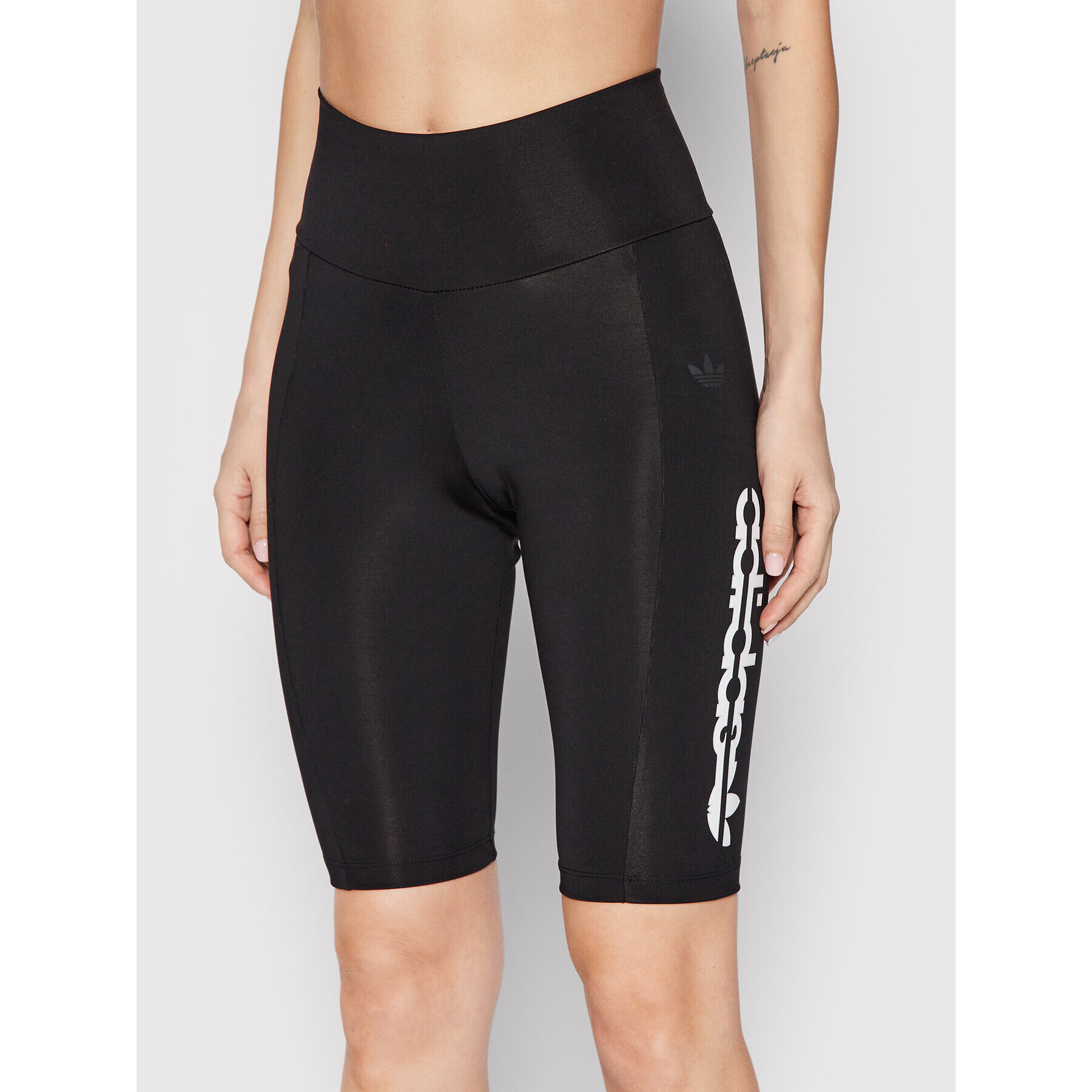 adidas Pantaloni scurți sport HF2141 Negru Tight Fit - Pled.ro