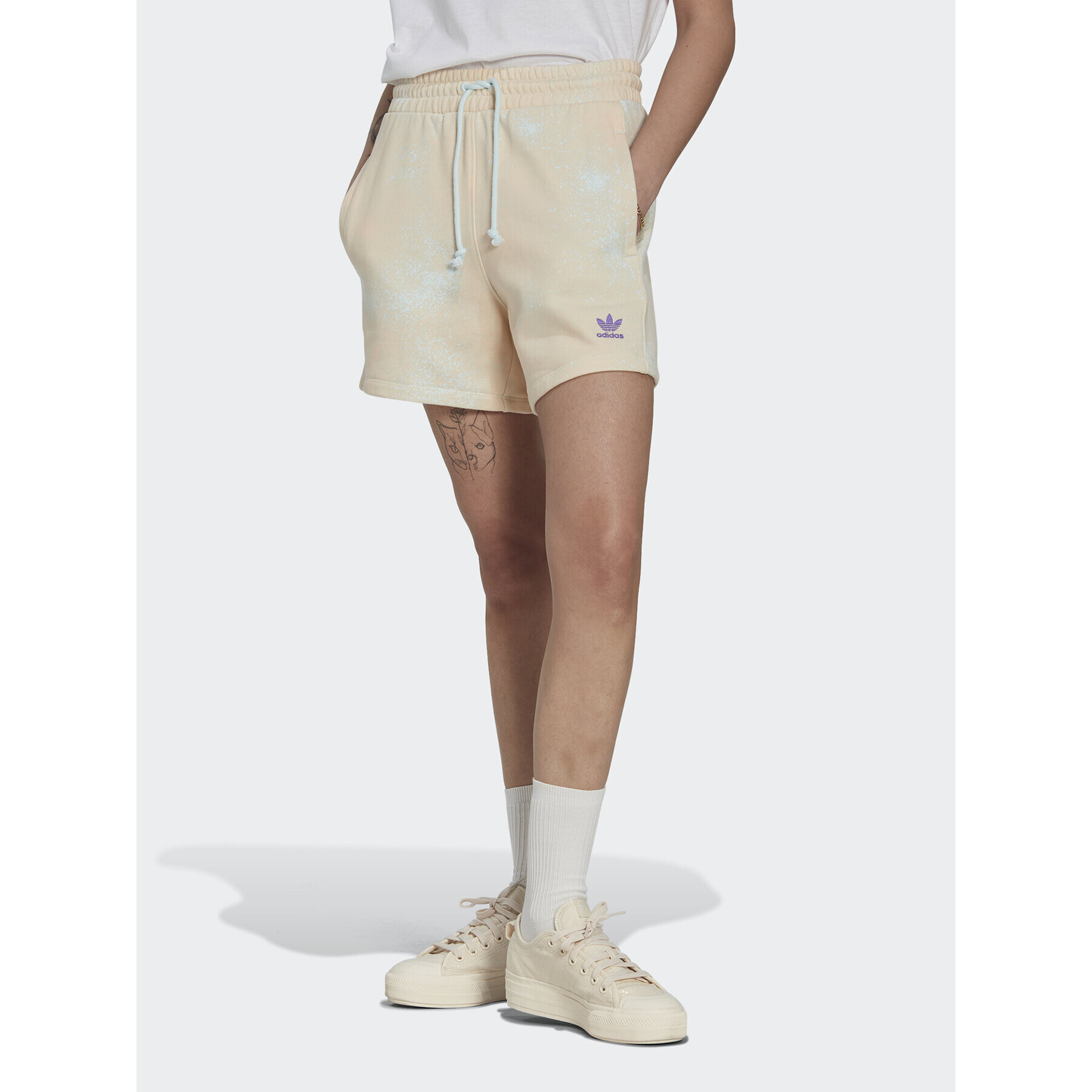 adidas Pantaloni scurți sport HL6610 Portocaliu Relaxed Fit - Pled.ro