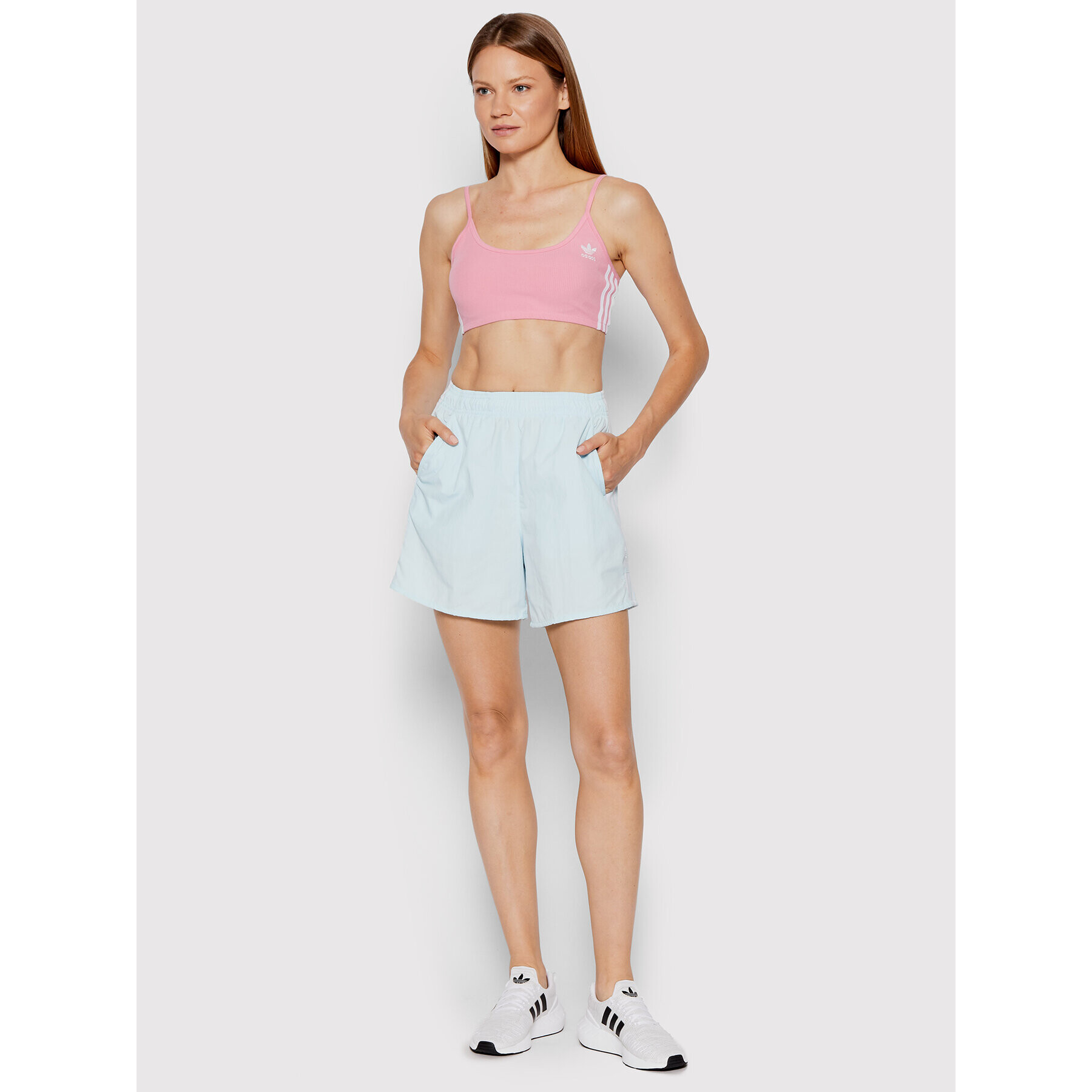 adidas Pantaloni scurți sport HN5903 Albastru Regular Fit - Pled.ro