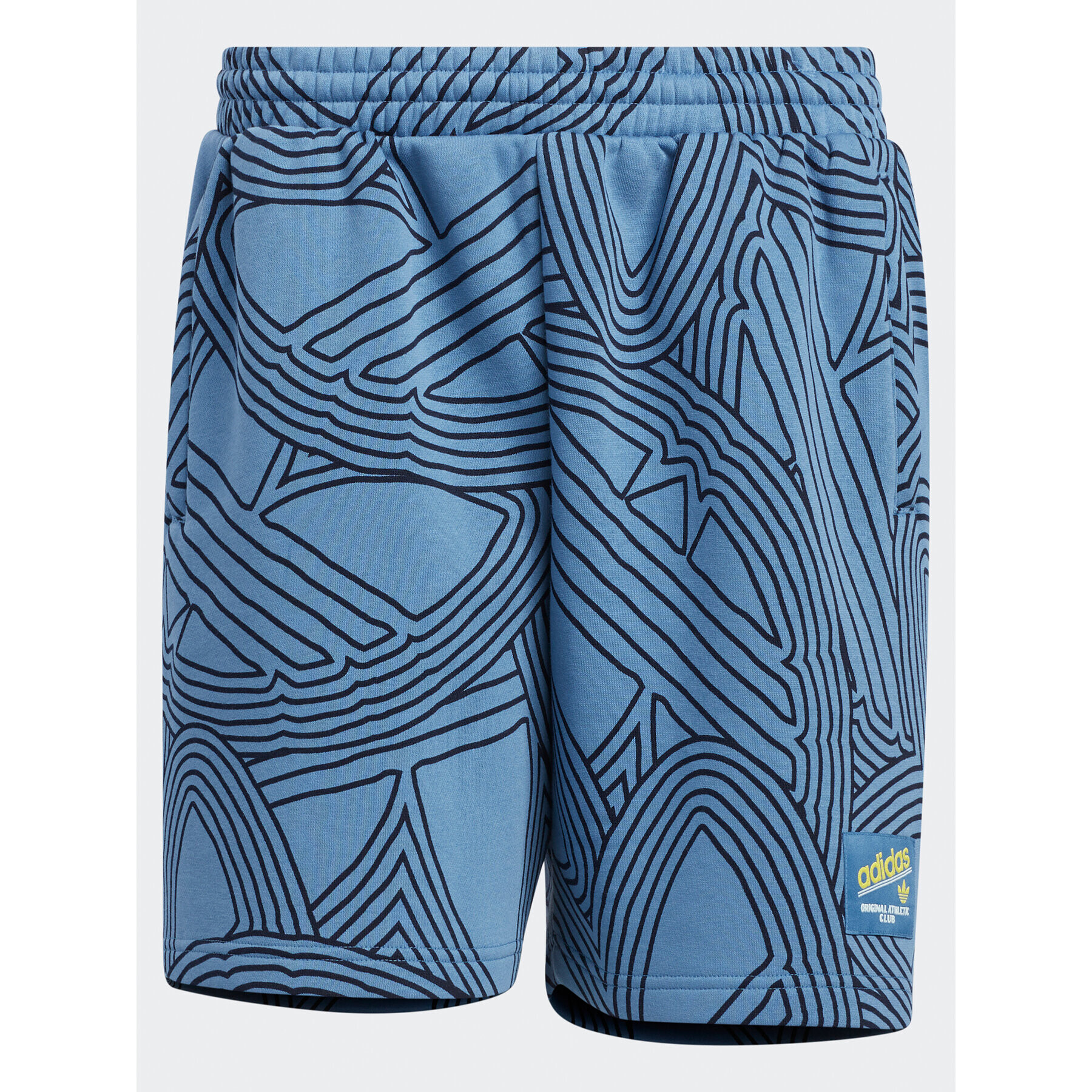 adidas Pantaloni scurți sport Original Athletic Club Allover Print HI2969 Albastru Regular Fit - Pled.ro